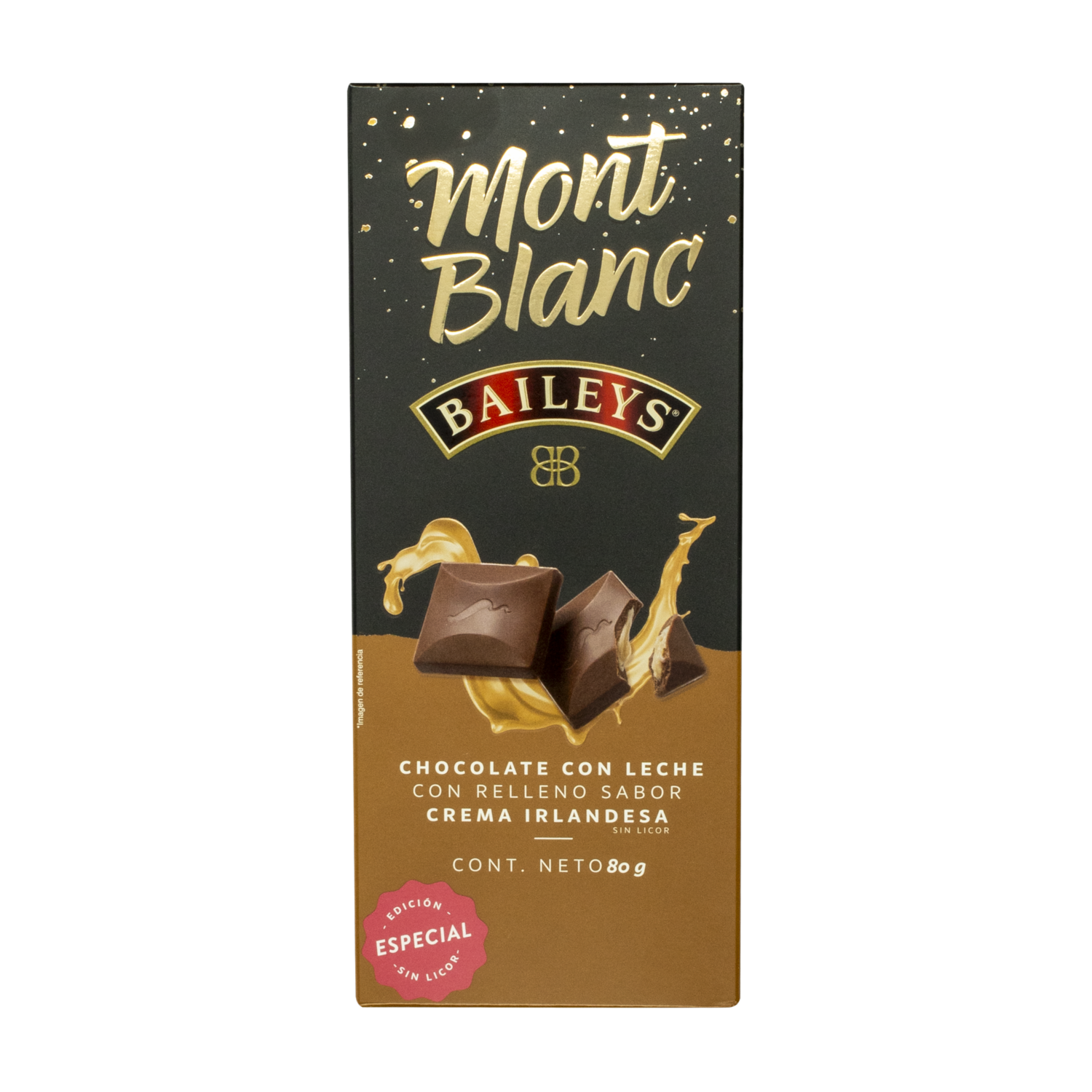 Chocolate Con Leche Sabor A Crema Irlandesa MONTBLANC 40 G