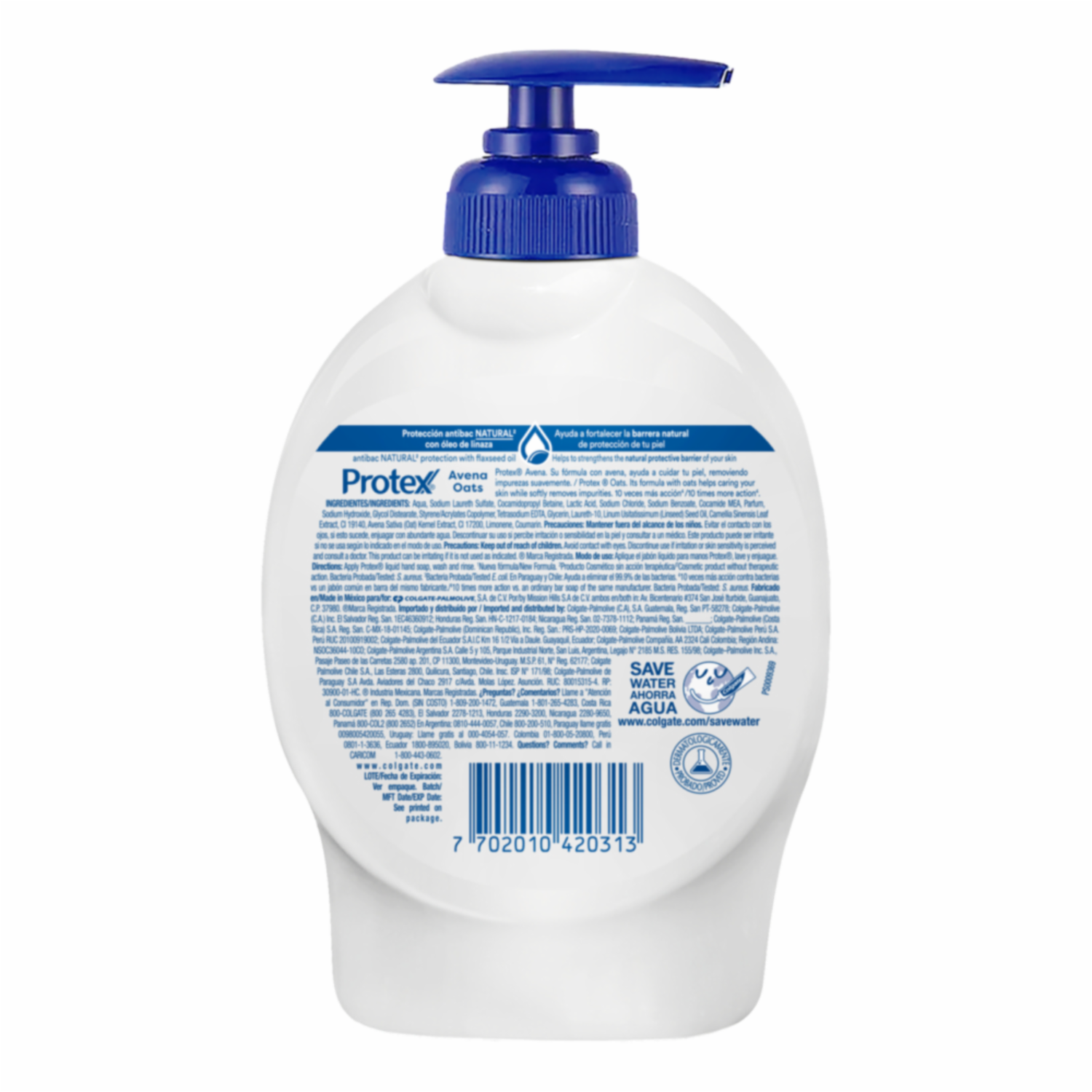 Jabón Líquido De Manos Con Avena PROTEX 221 Ml