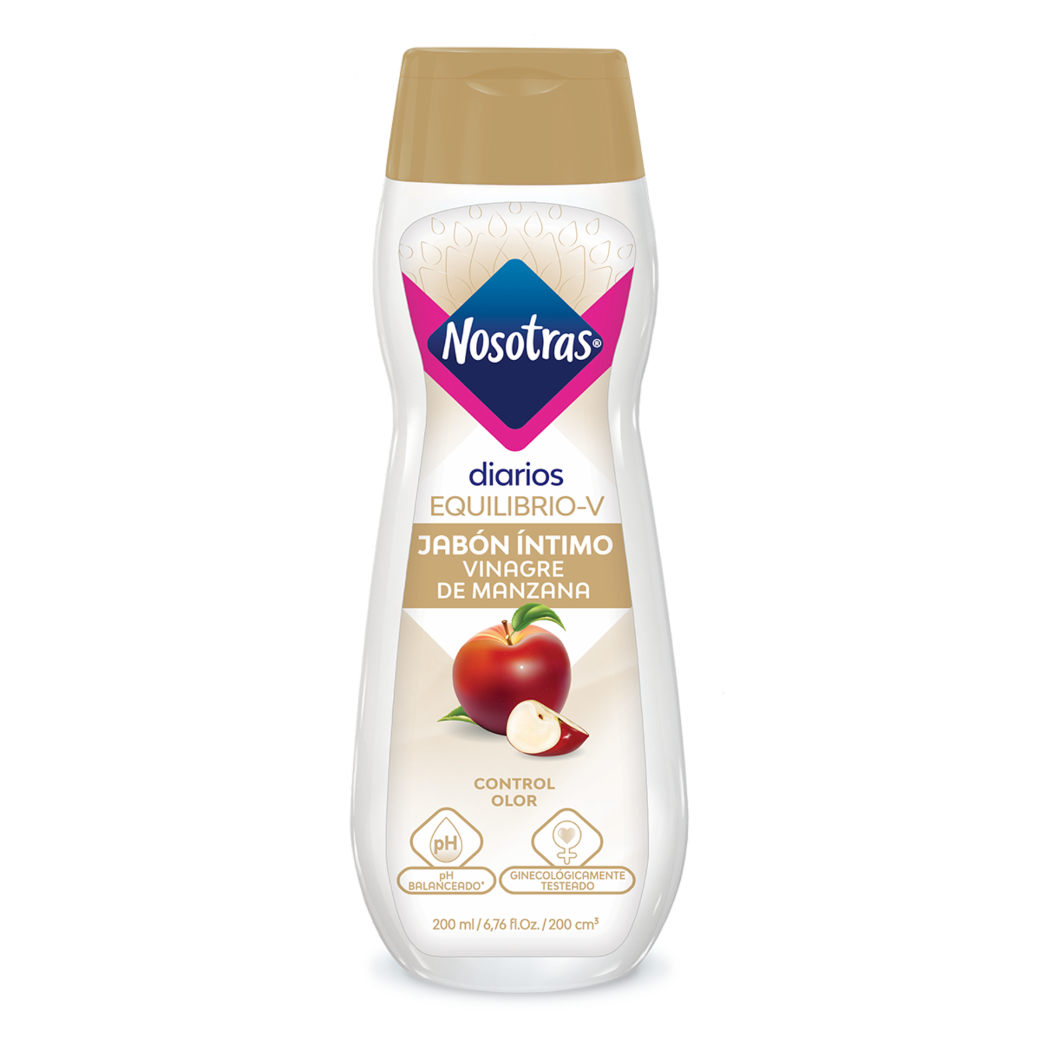 Jabón Íntimo Con Vinagre Manzana NOSOTRAS 200 Ml