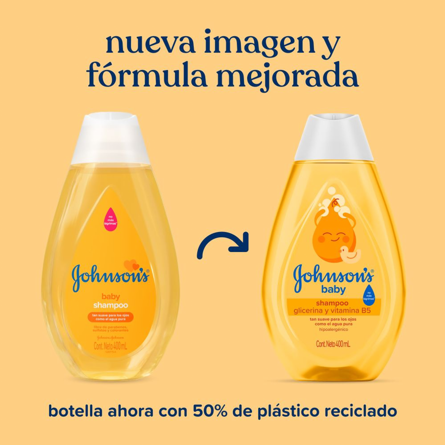 Shampoo Bebé Original JOHNSON’S 400 Ml