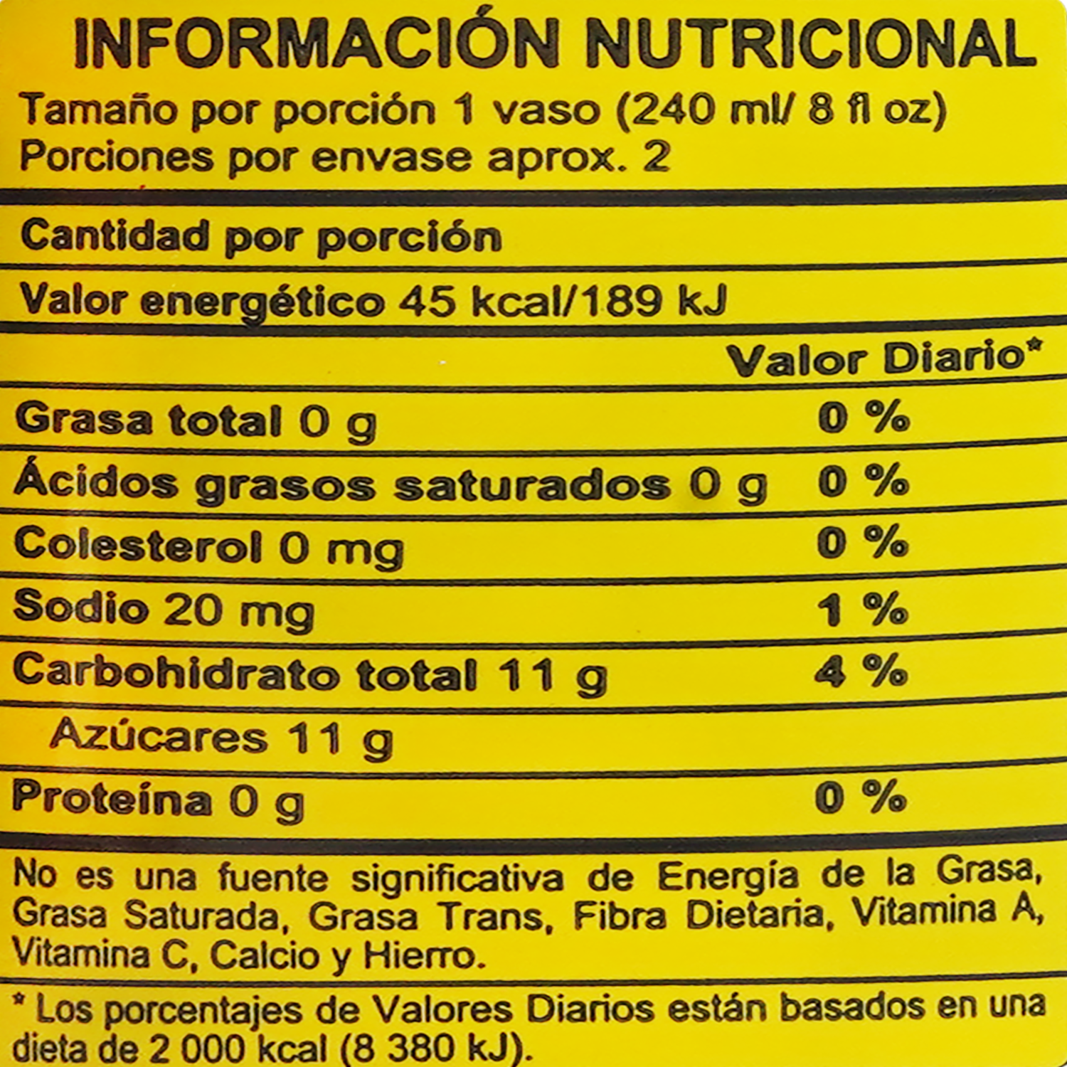 Gaseosa Sabor a Kola COLOMBIANA 400 ML