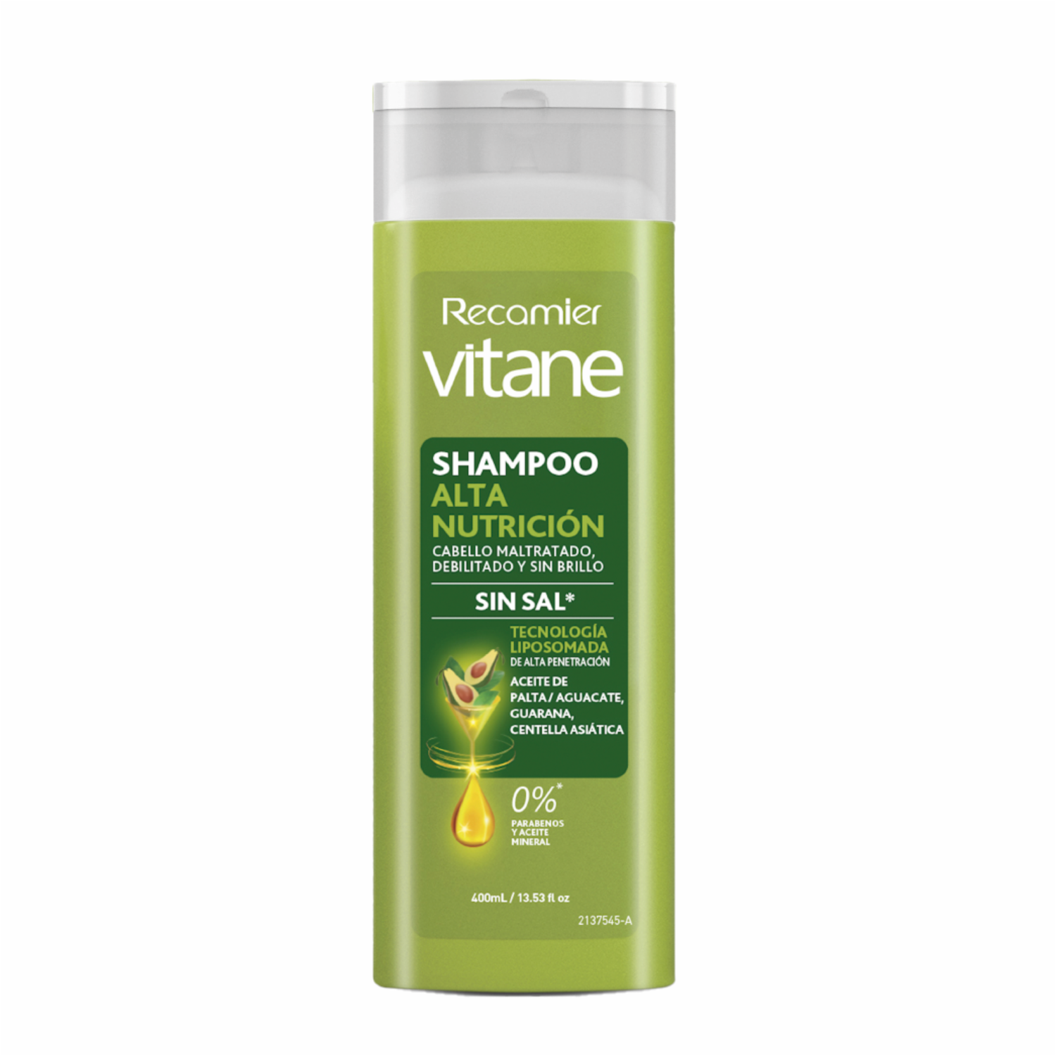 Shampoo De Cabello Alta Nutrición VITANE 400 Ml