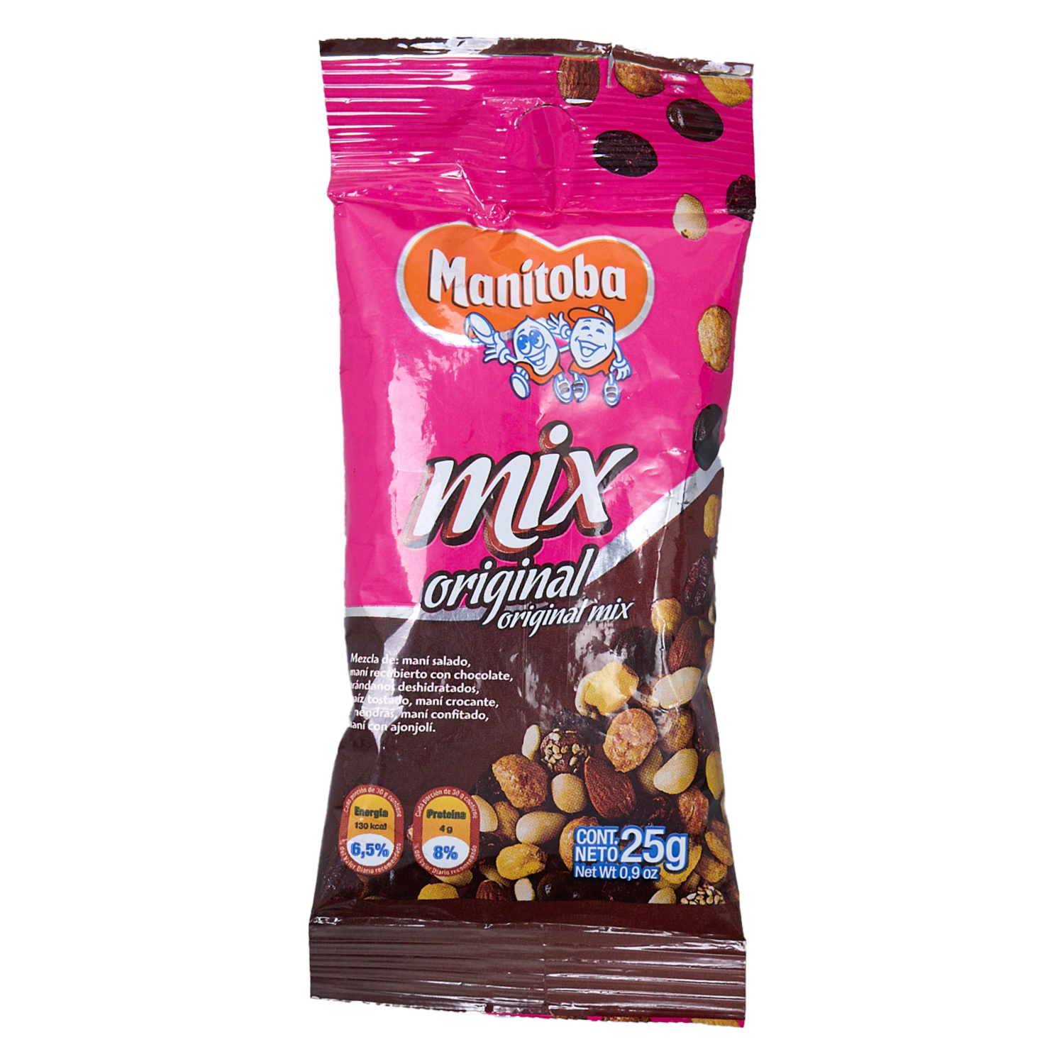 Mix Original Frutos Secos Y Deshidratados MANITOBA 25 G
