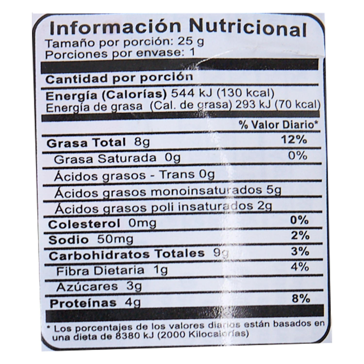 Mix Original Frutos Secos Y Deshidratados MANITOBA 25 G
