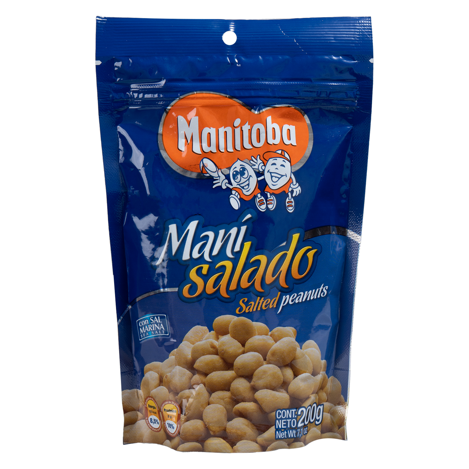 Maní Con Sal MANITOBA 200 G