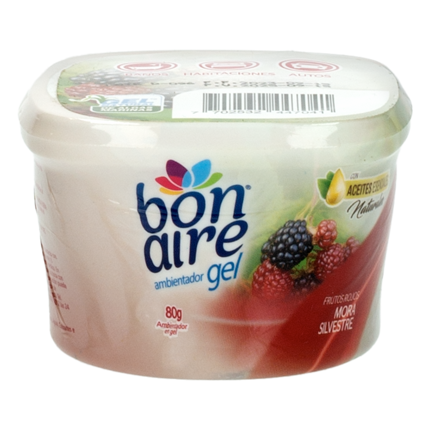 Ambientador Gel Frutos Rojos Mora Silvestre BONAIRE 80 G