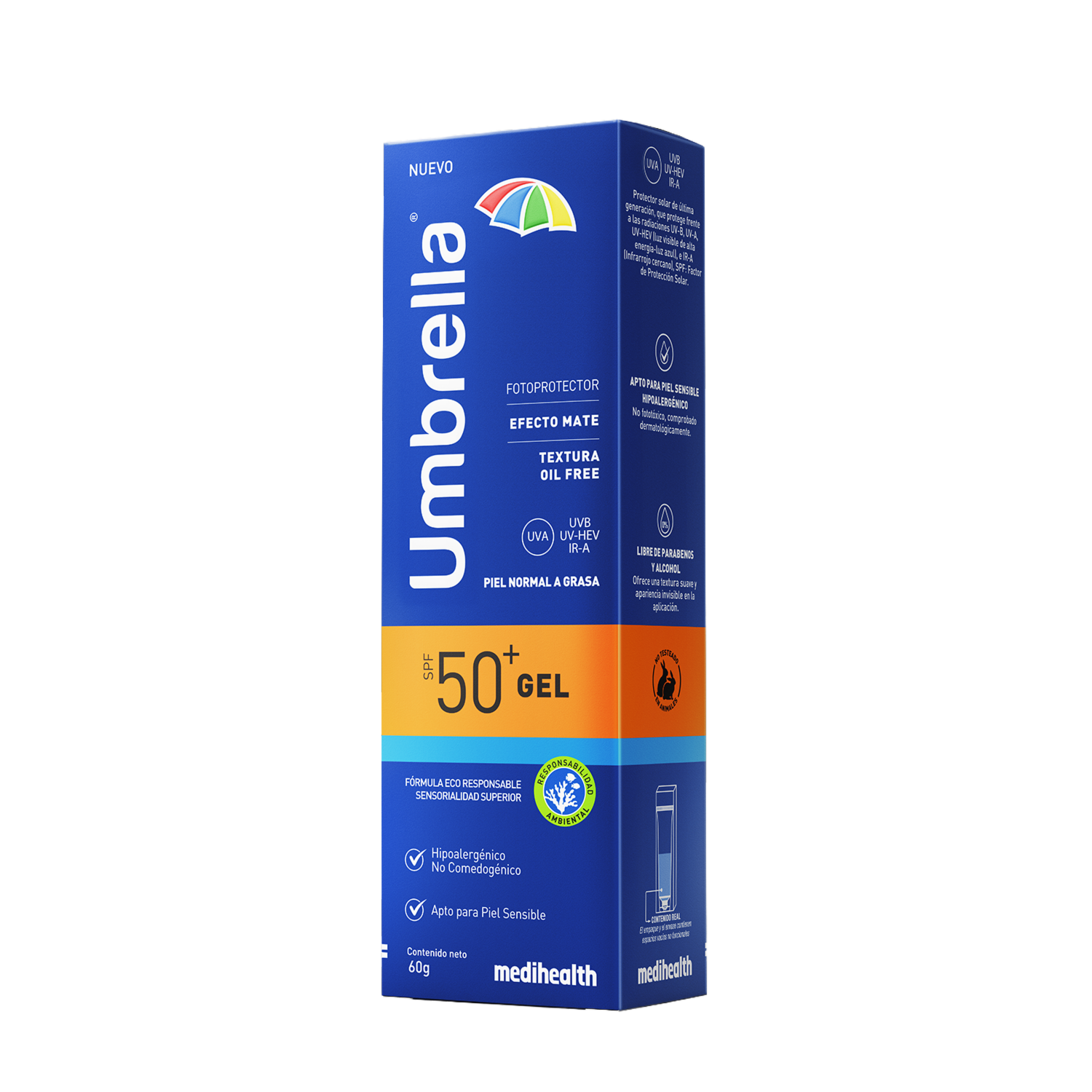 Protector Solar En Gel Spf 50+ UMBRELLA 60 G