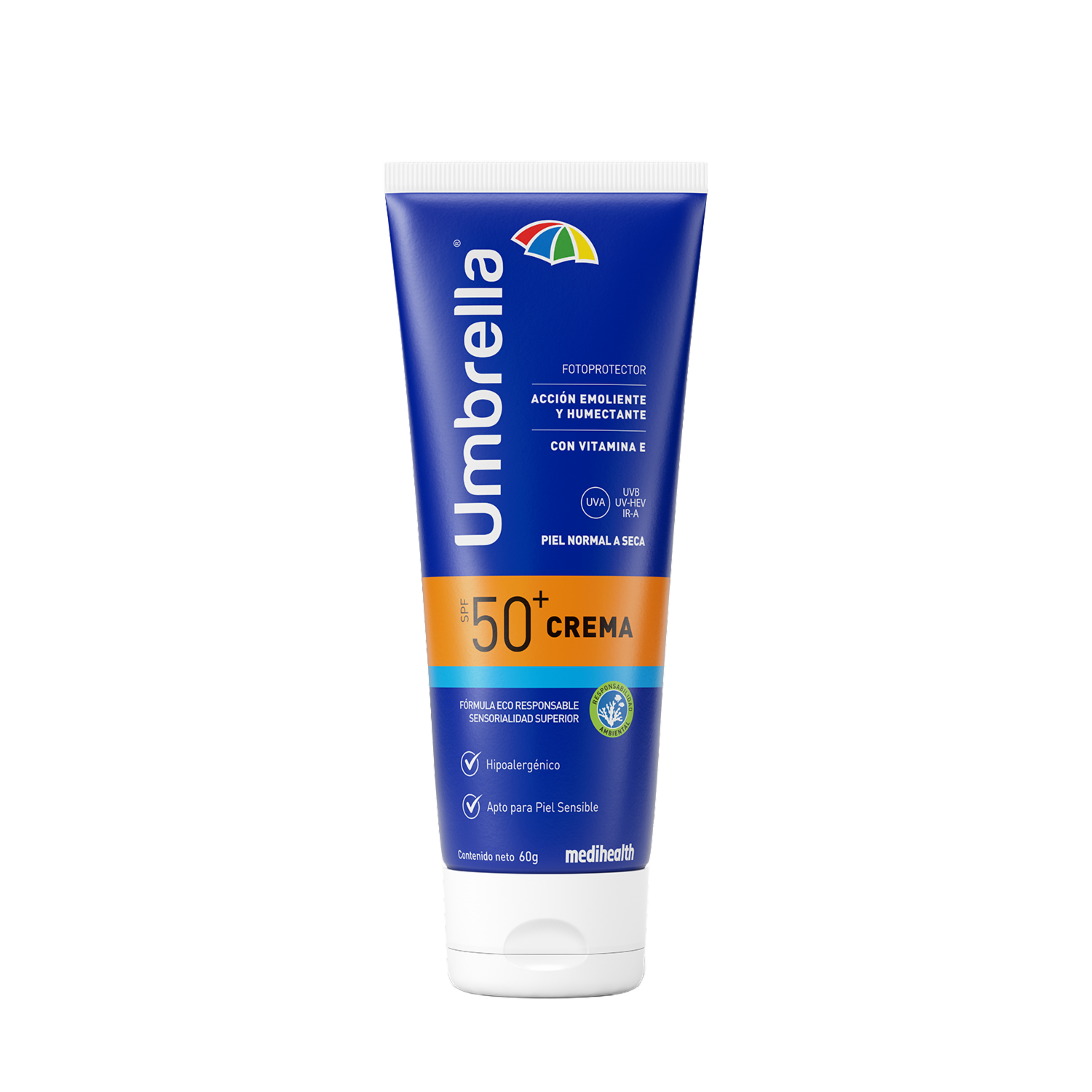 Protector Solar En Crema Spf 50+ UMBRELLA 60 G