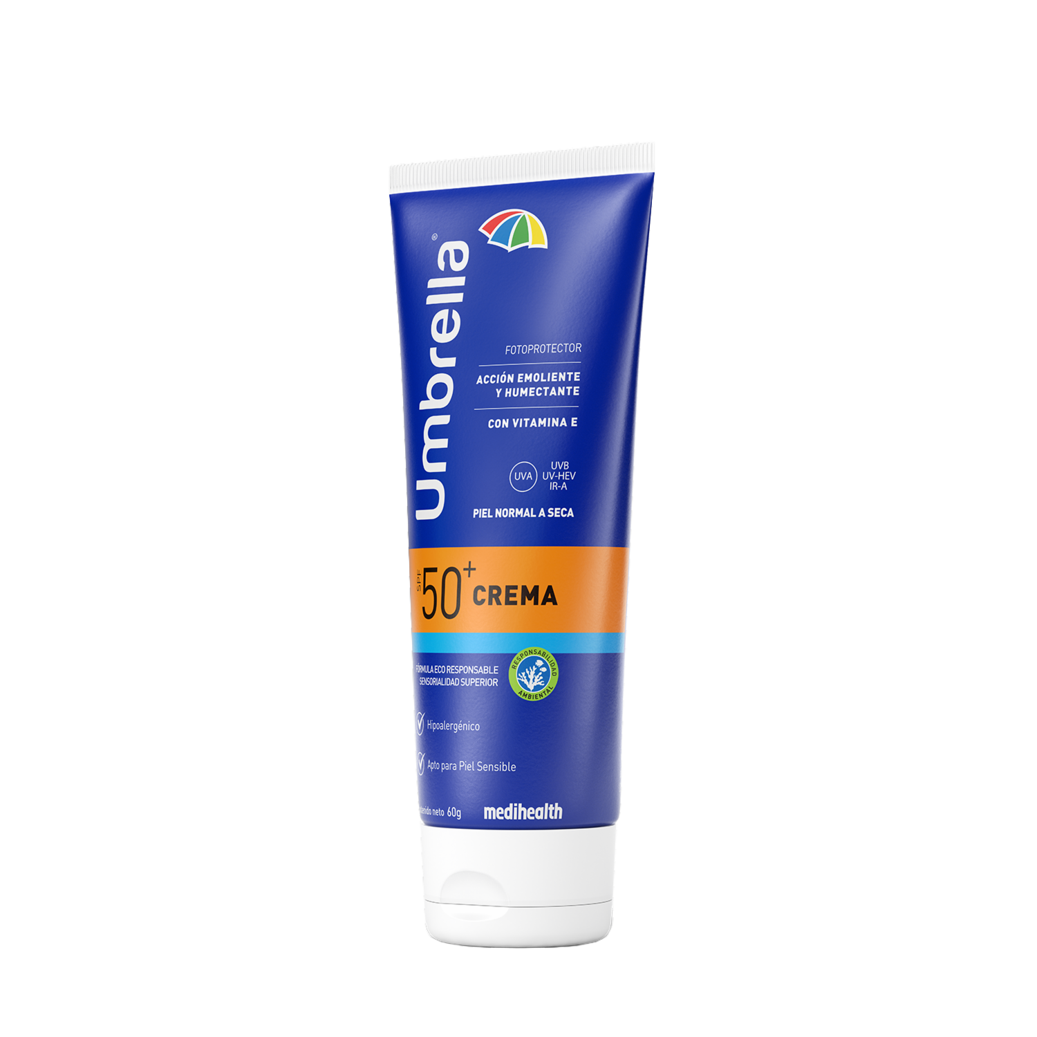 Protector Solar En Crema Spf 50+ UMBRELLA 60 G