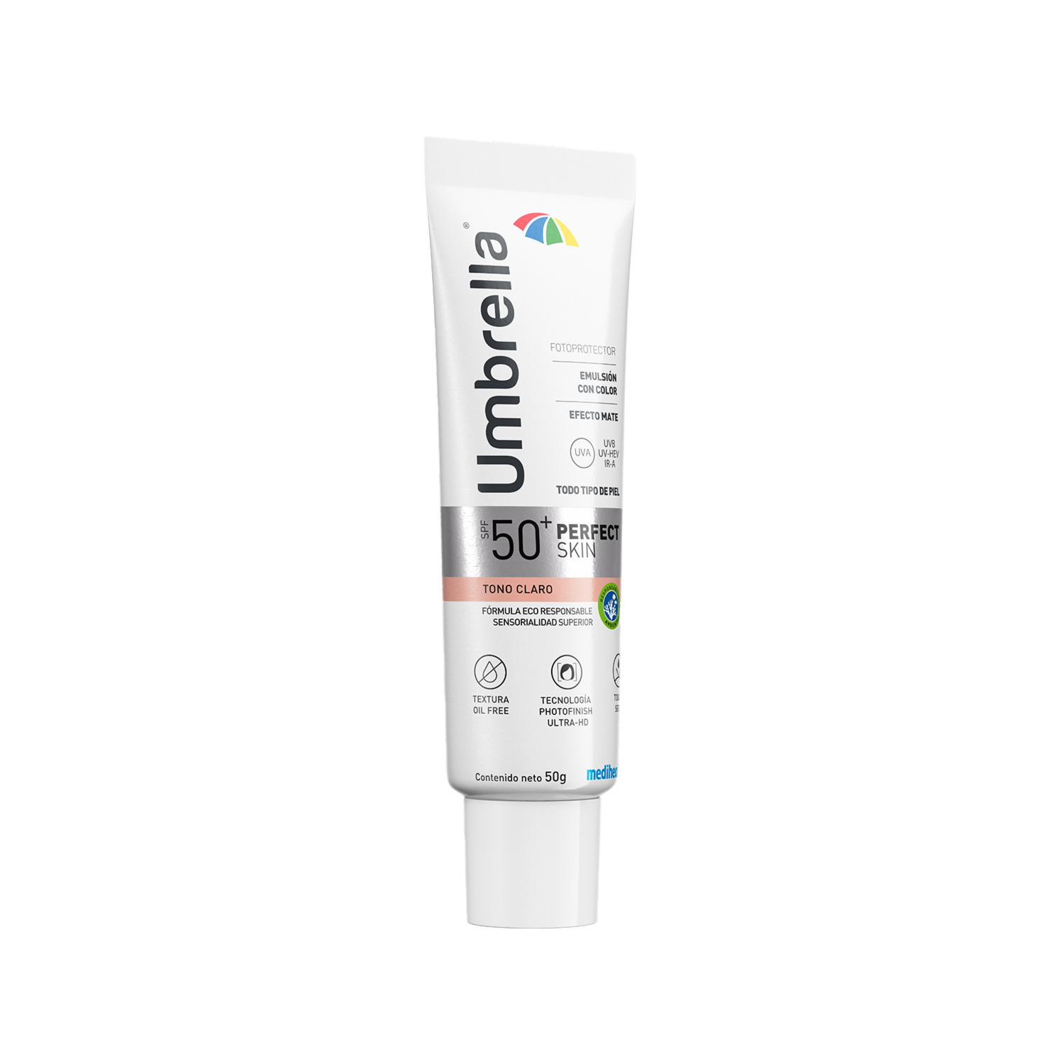 Protector Solar Base Fluida Claro Spf50 UMBRELLA 50 G