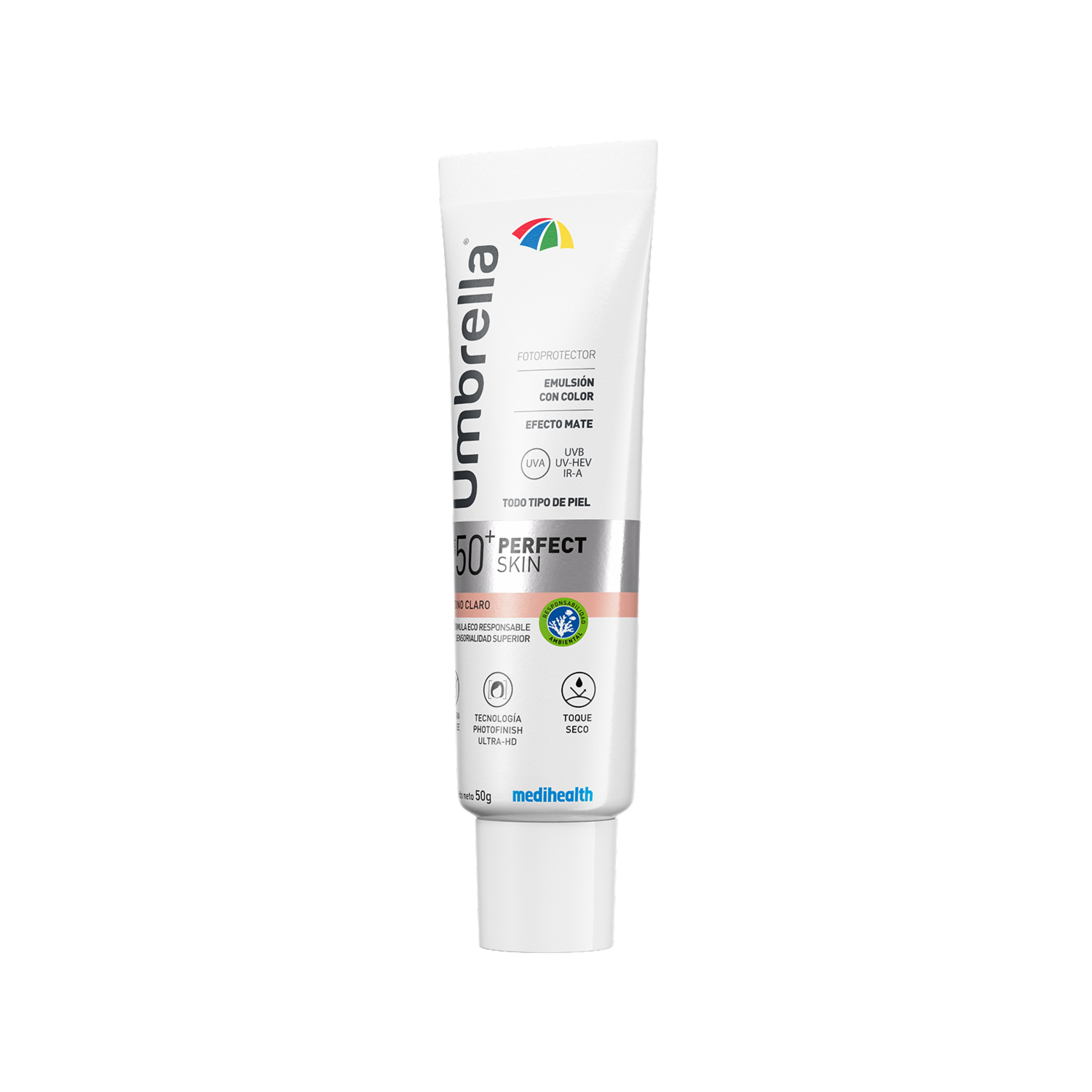 Protector Solar Base Fluida Claro Spf50 UMBRELLA 50 G