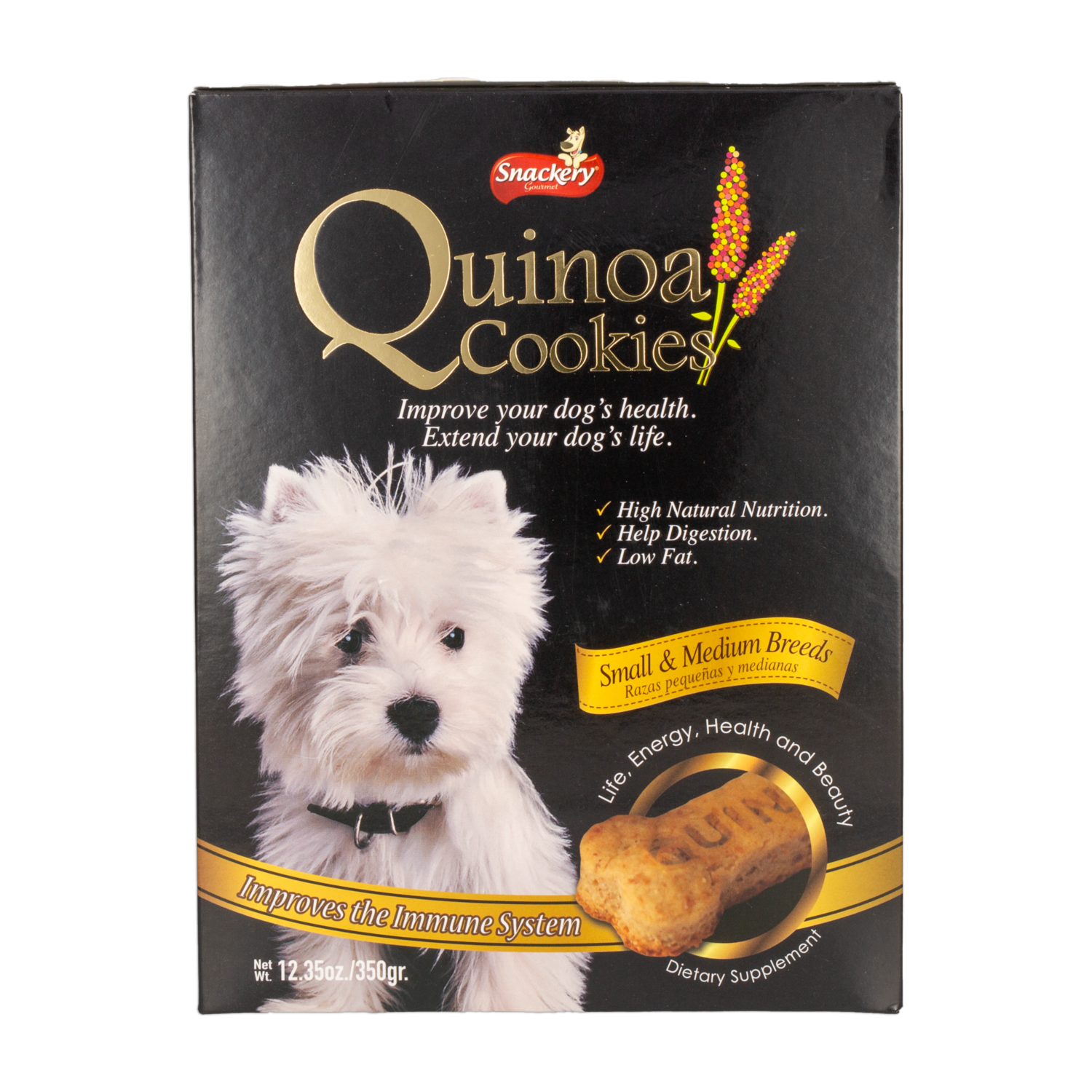 Galletas Para Perros De Quinua Para Razas Pequeñas QUINOA COOKIES 350 G
