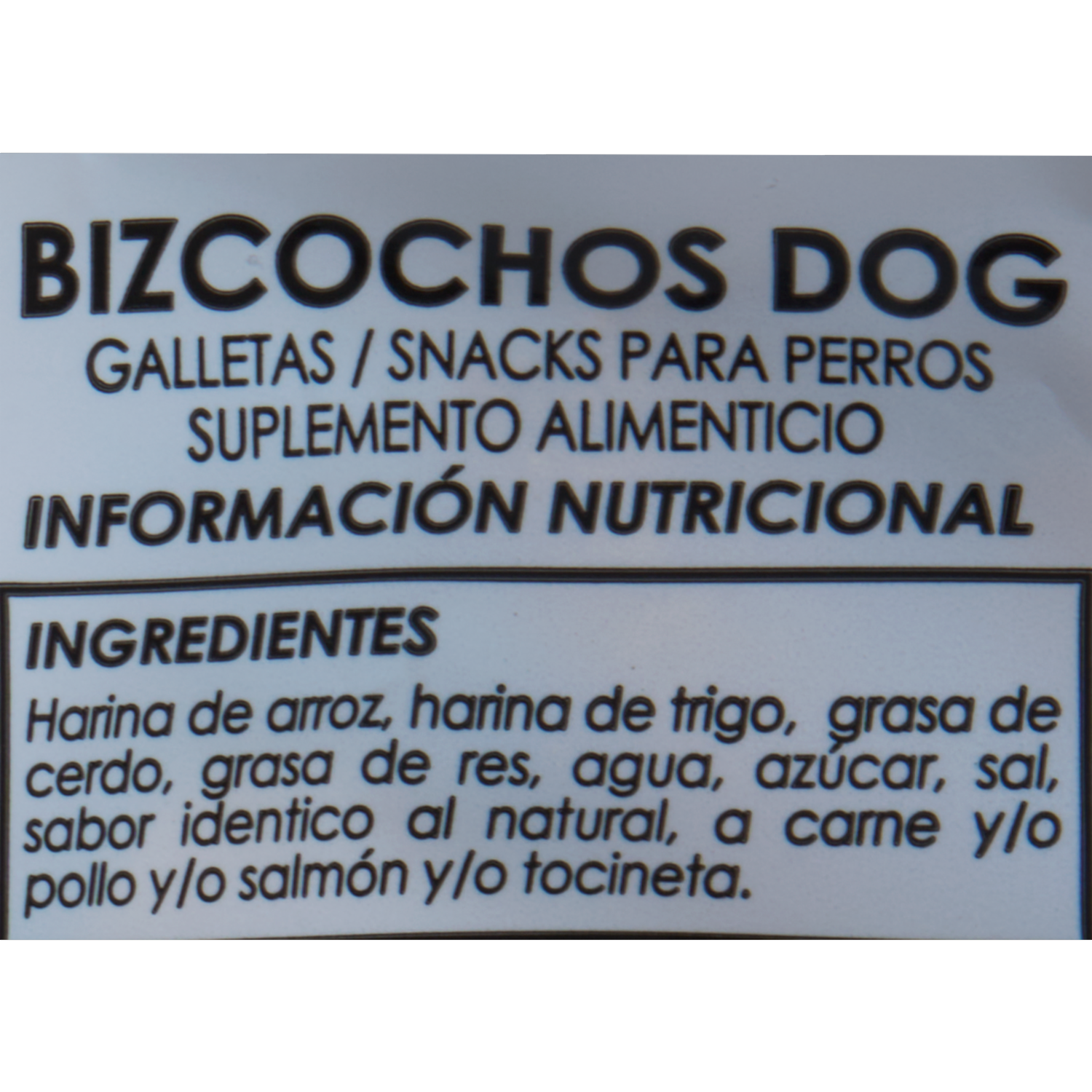 Snack Para Perros Sabor A Pollo BIZCOCHOS DOG 80 G