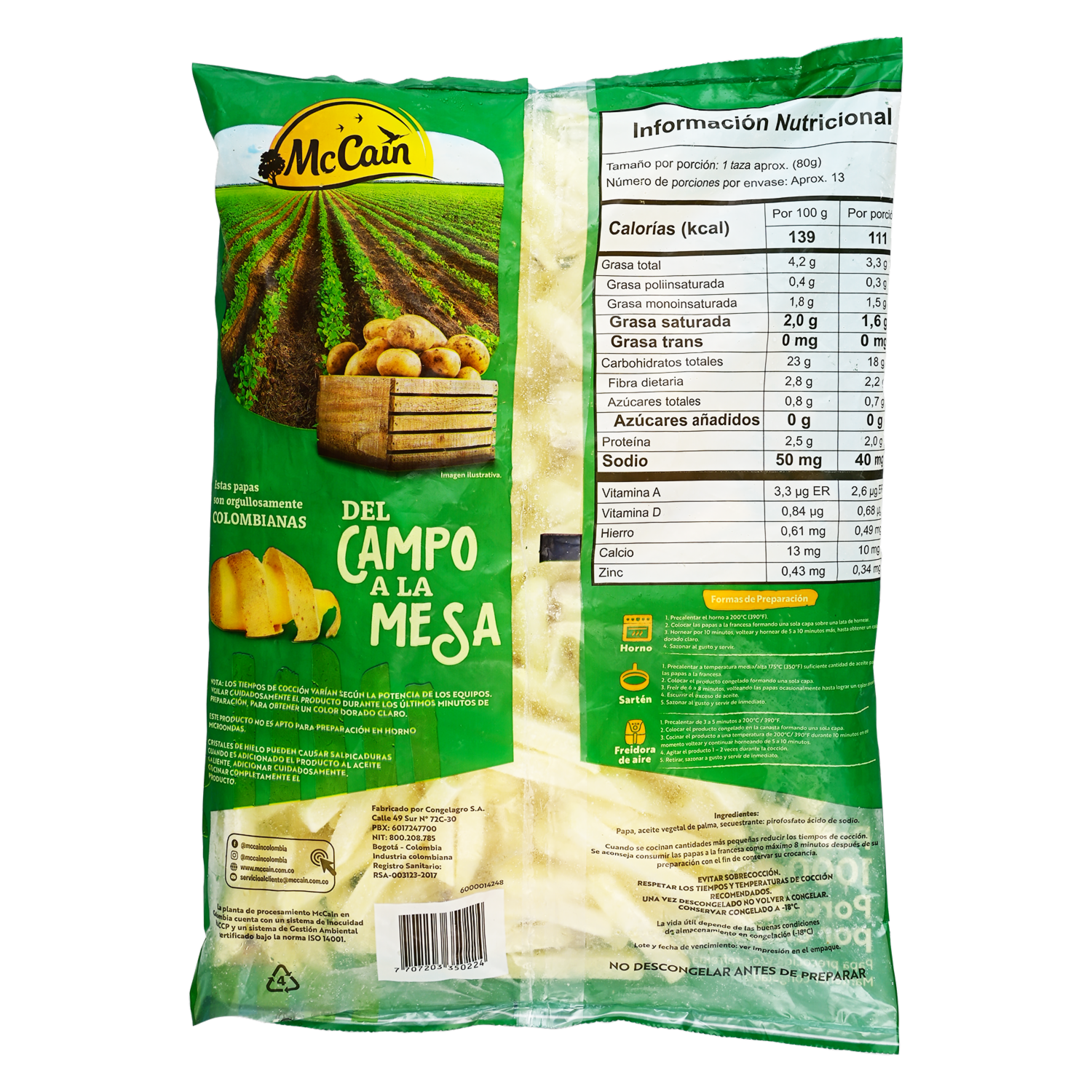 Rapi Papa Delgadas MCCAIN 1000 G