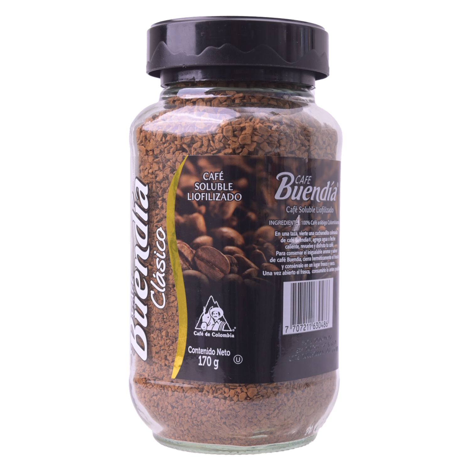 Café Instantáneo Liofilizado BUEN DÍA 170 G