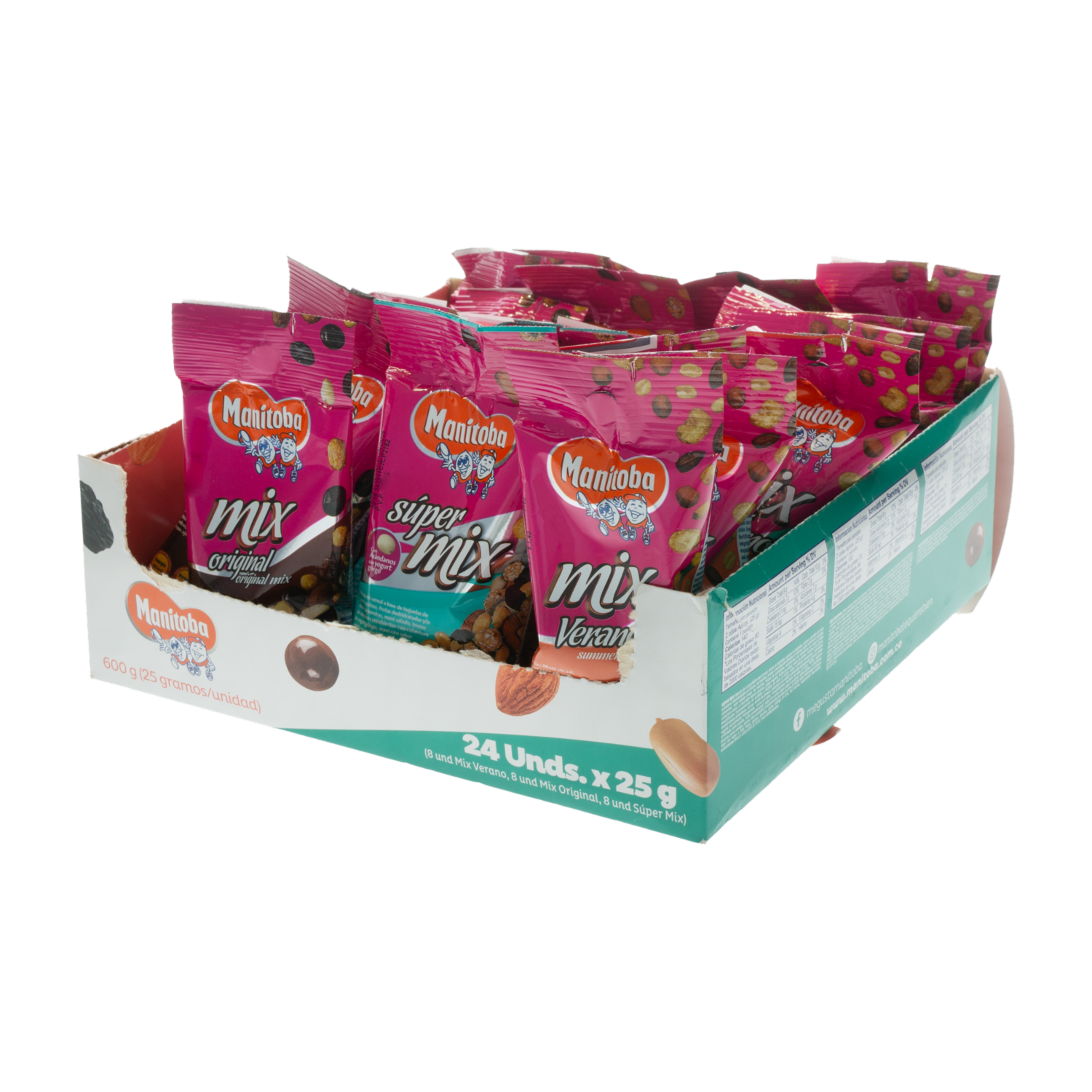 Mix Frutos Secos Original Verano MANITOBA 600 G