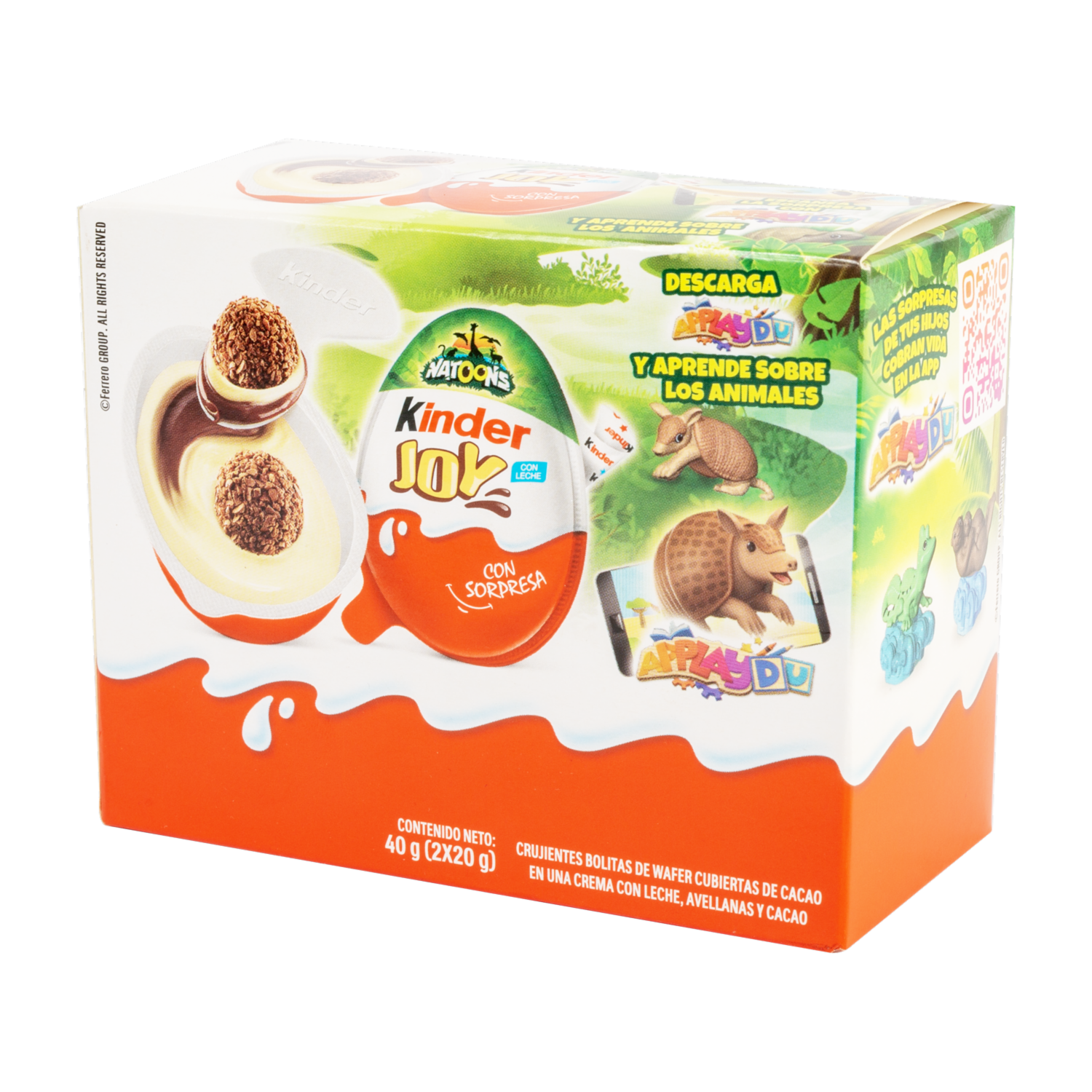 Huevo Sorpresa De Chocolate Batwheels KINDER JOY 2 X 20 G
