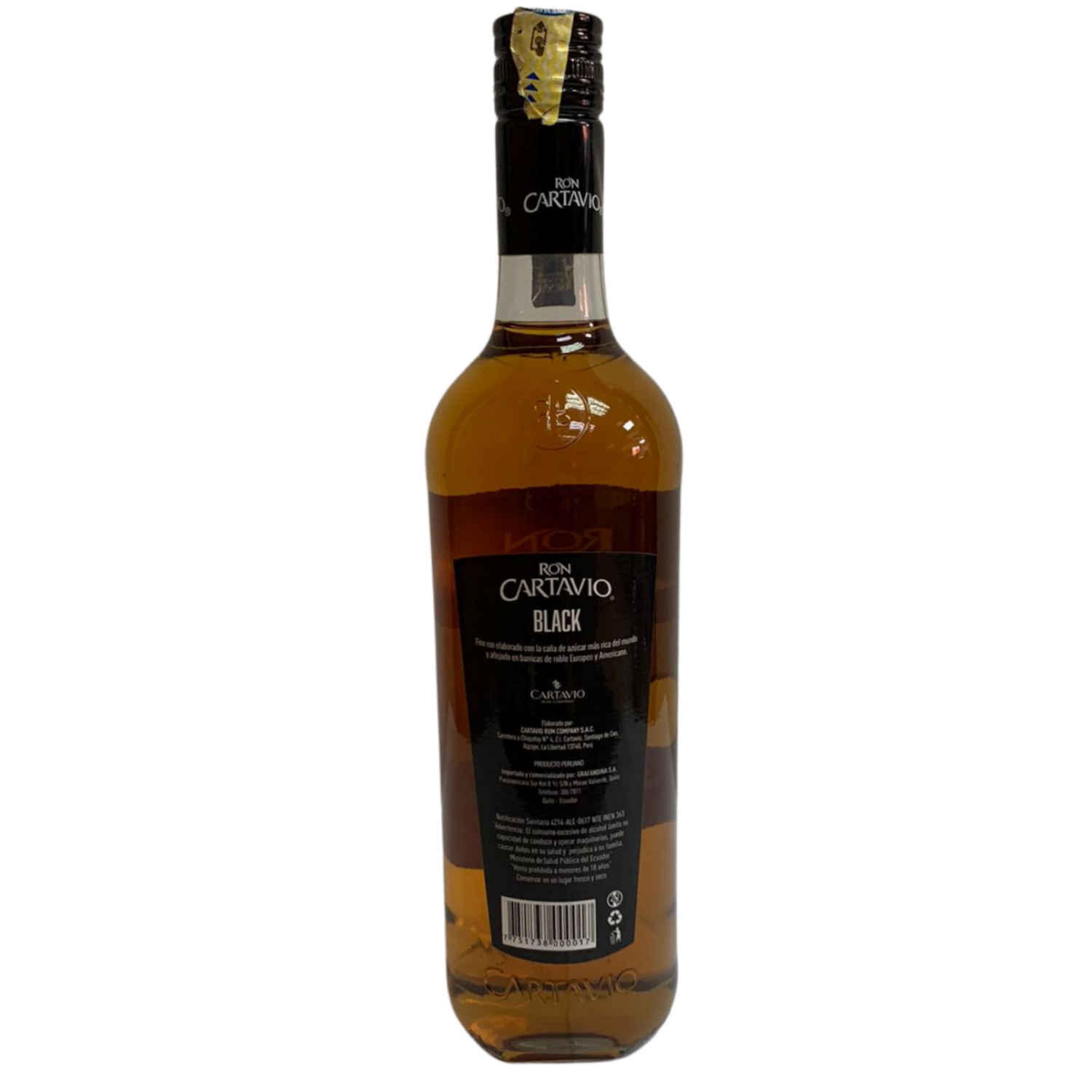 Ron Black CARTAVIO 750 Ml