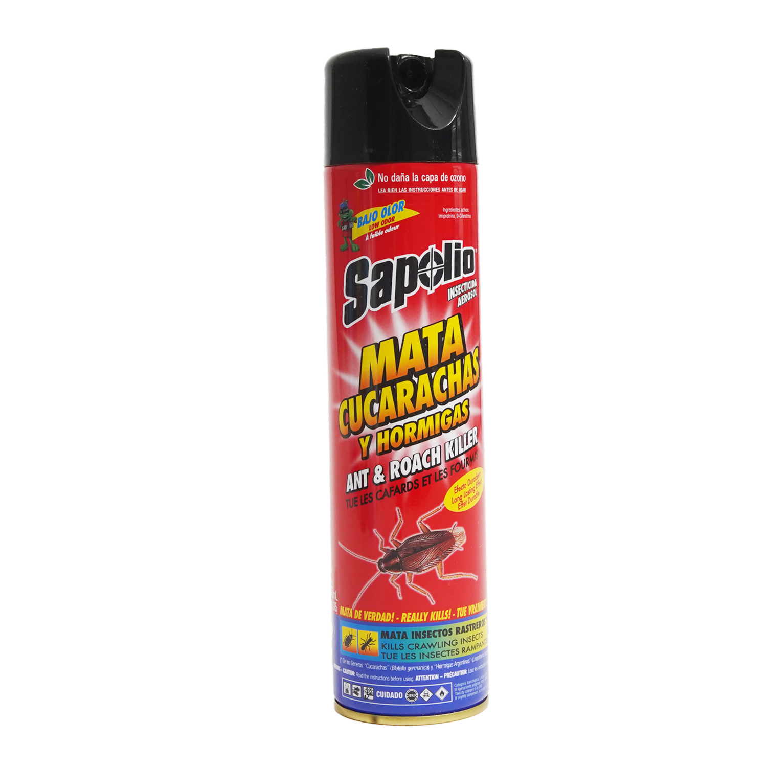 Mata cucarachas. En Spray SAPOLIO Aerosol