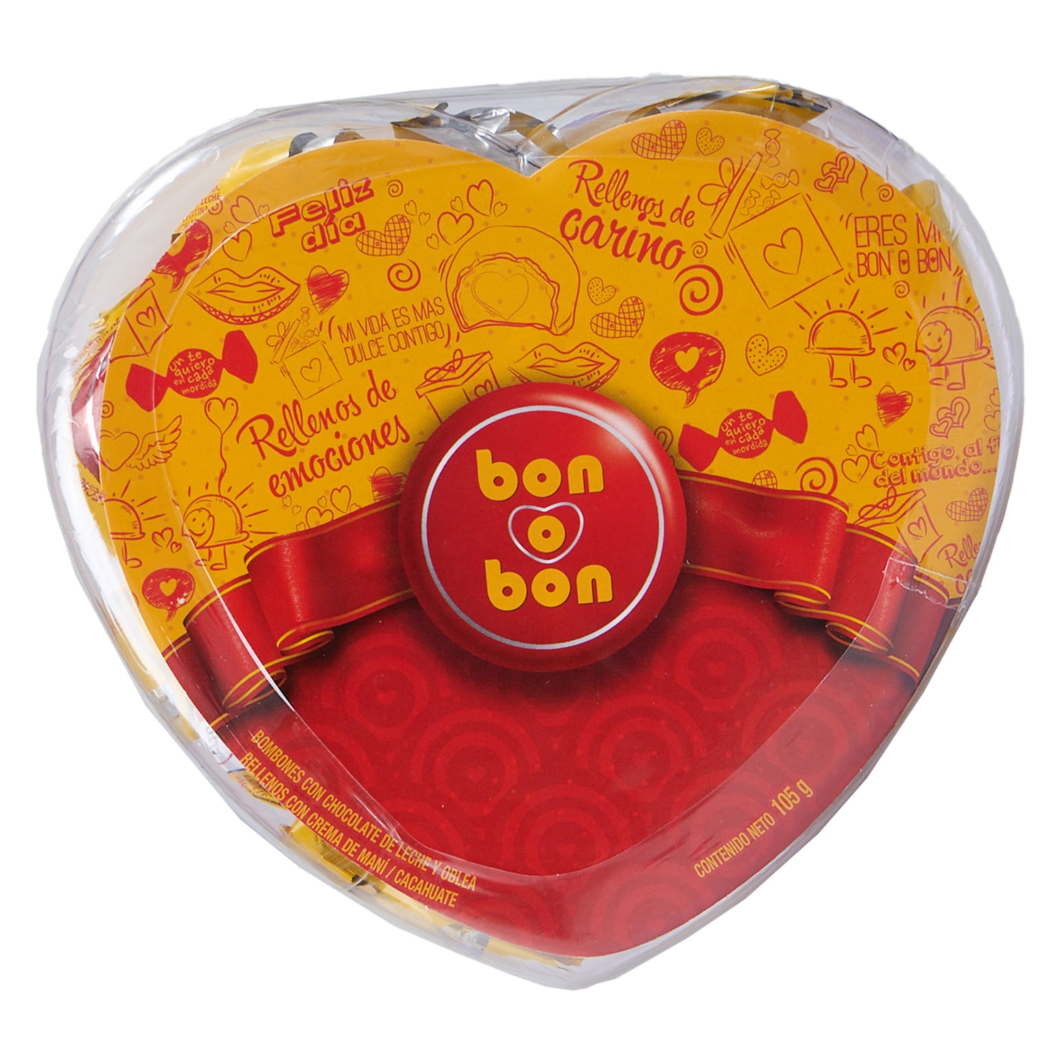 Chocolate Con Leche Estuche Corazón BON O BON 105  G