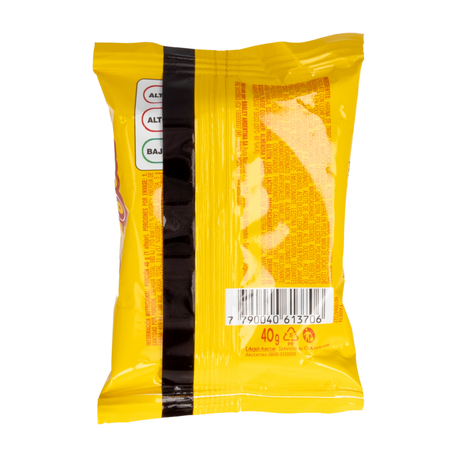 Alfajor Chocolate Con Leche ARCOR 40 G