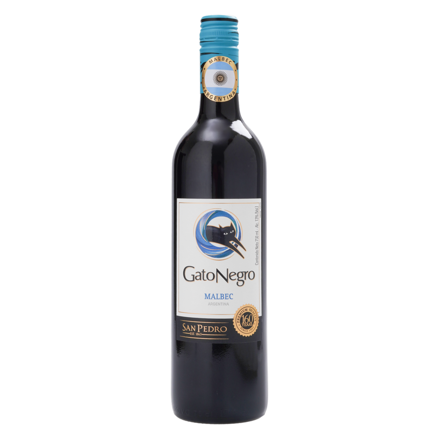 Vino Tinto Malbec GATO NEGRO 750 Ml