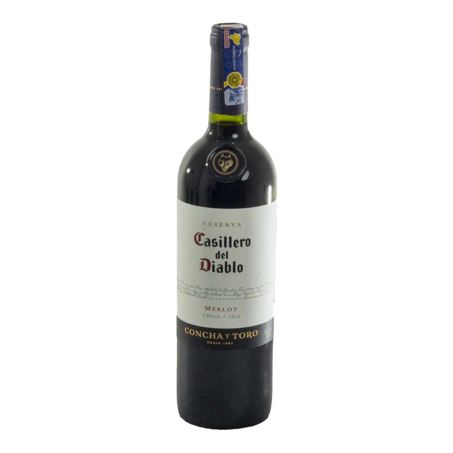 Vino Tinto Merlot CASILLERO DEL DIABLO 750 Ml