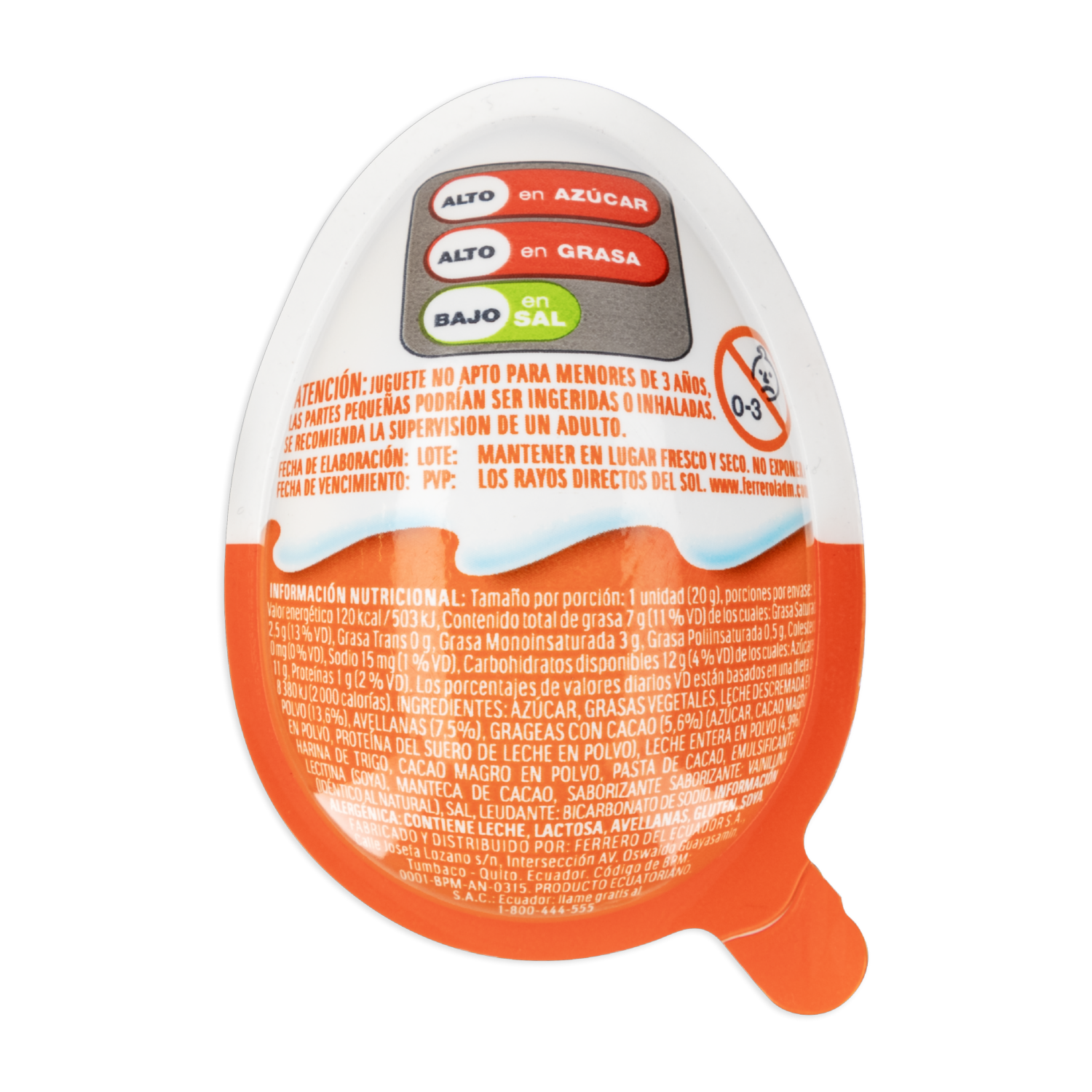 Crema De Chocolate Con Sorpresa Para Niña KINDER JOY 20 G