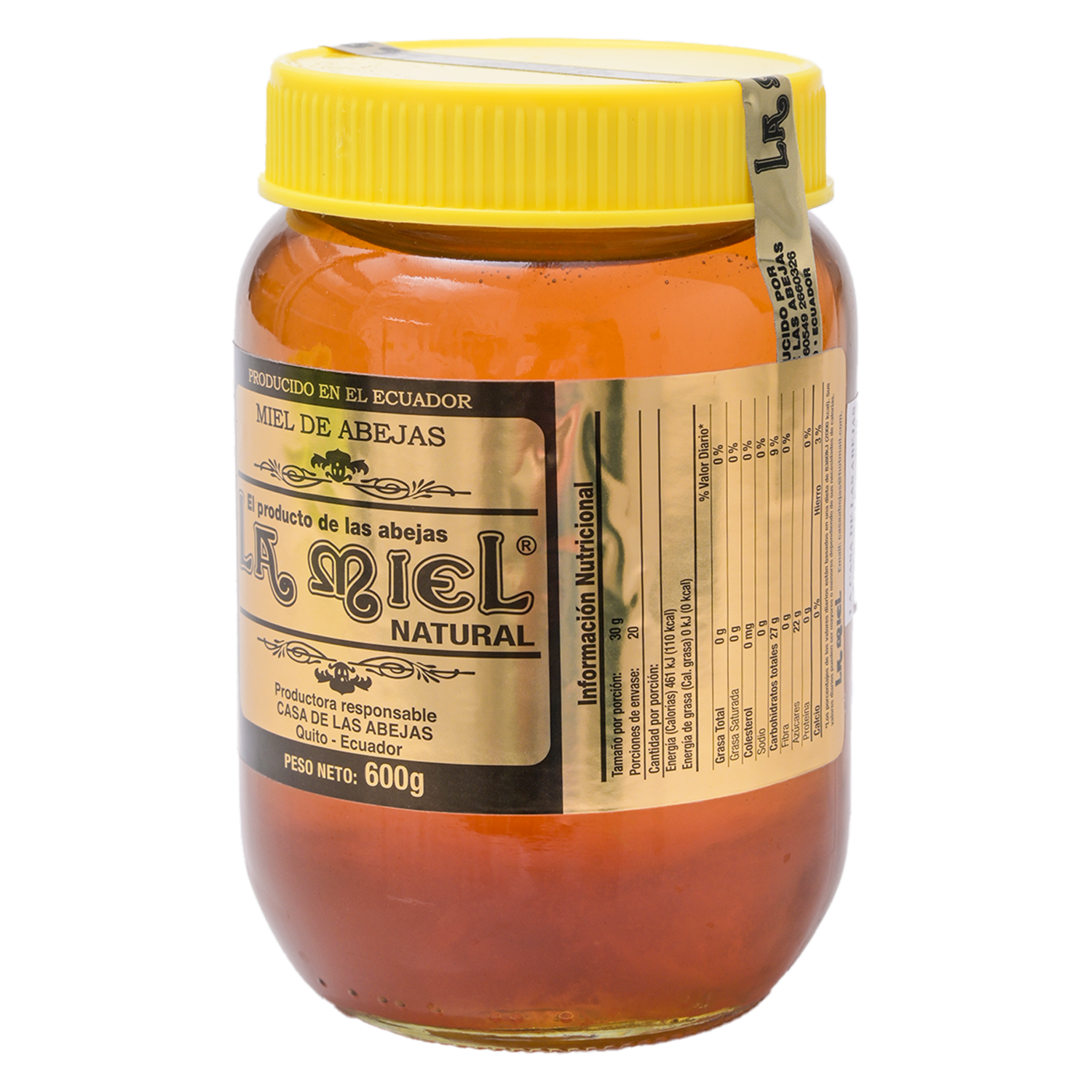 Miel De Abeja Clásica LA MIEL 600 G