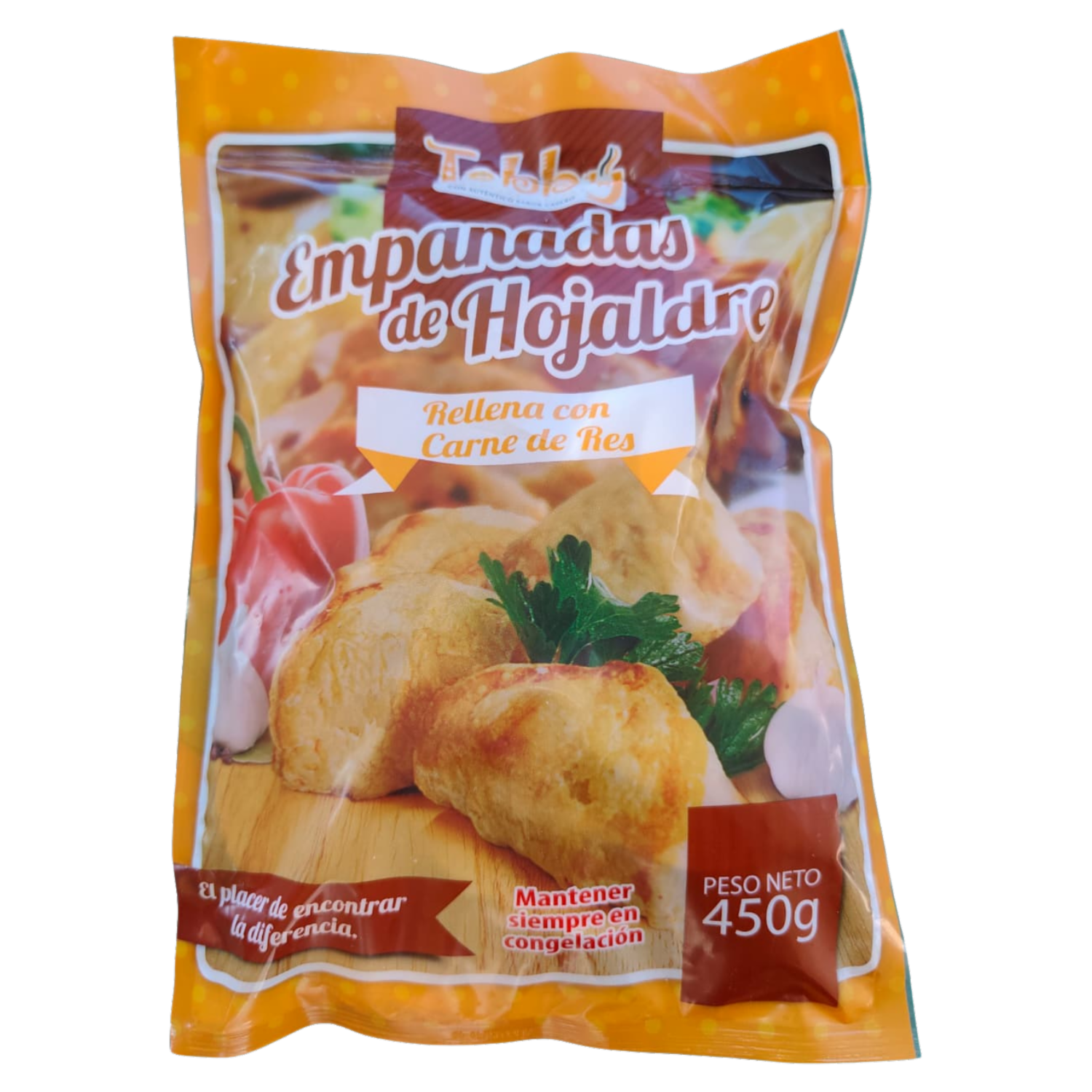 Empanada De Hojaldre Con Carne TOBBÝ 450 G