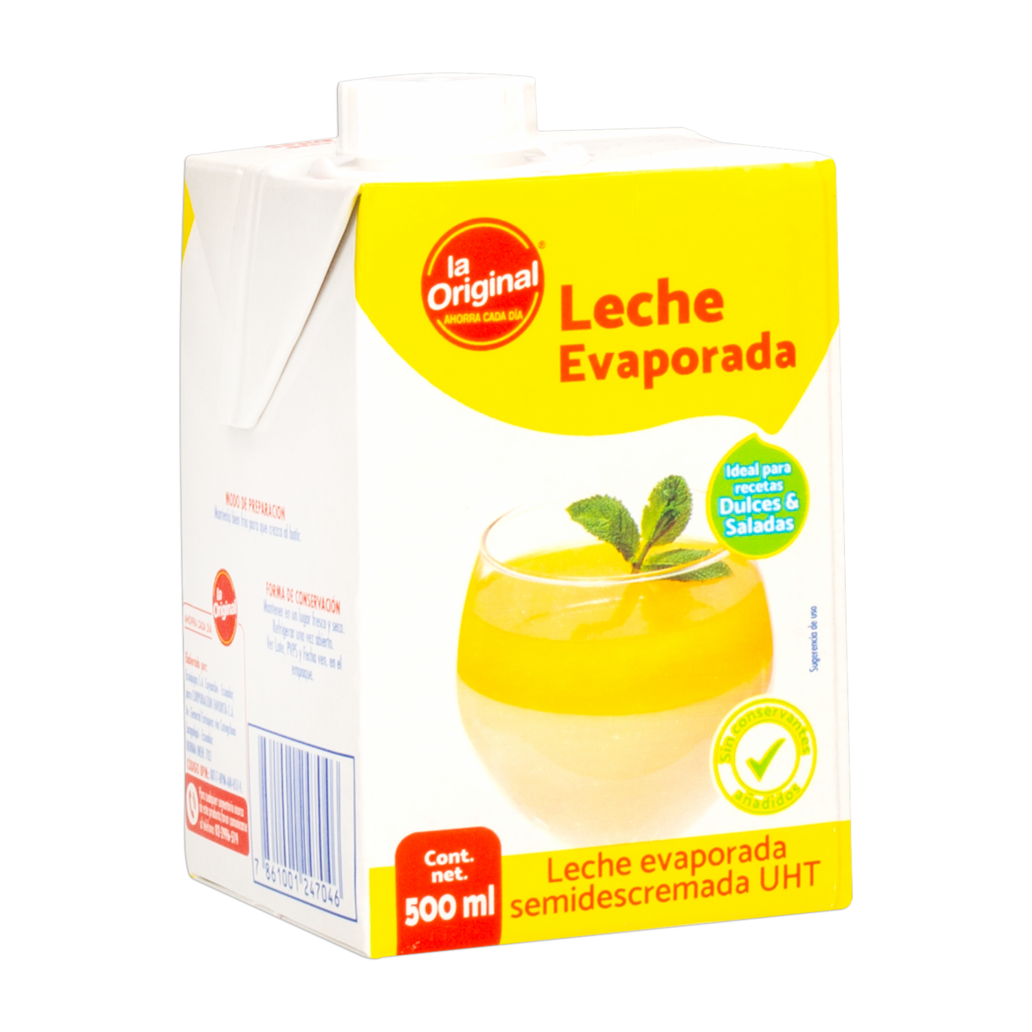Leche Evaporada Clásica LA ORIGINAL 500 Ml
