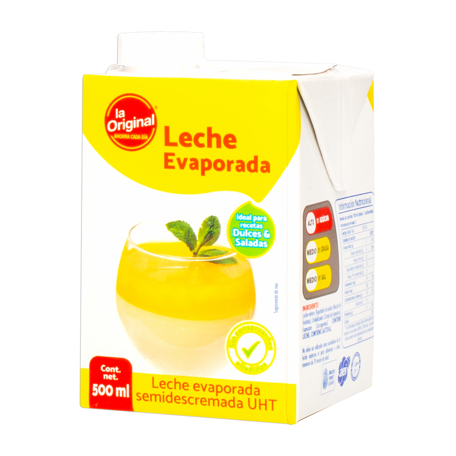 Leche Evaporada Clásica LA ORIGINAL 500 Ml