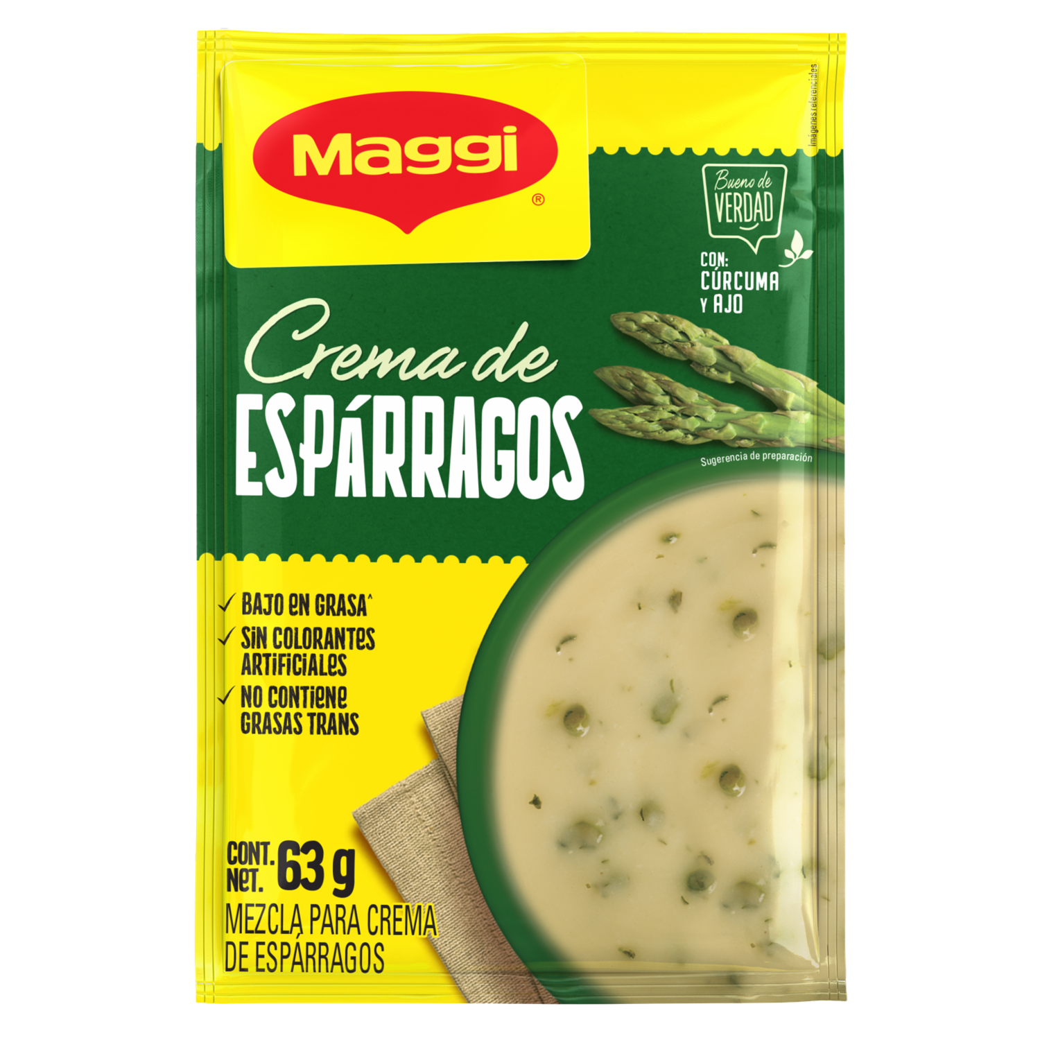 Crema Instantánea De Espárragos MAGGI 63 G