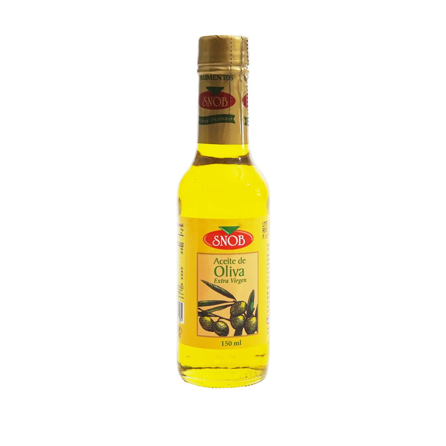 Aceite De Oliva SNOB De 150 Ml