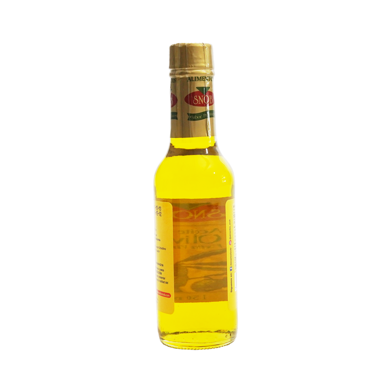 Aceite De Oliva SNOB De 150 Ml