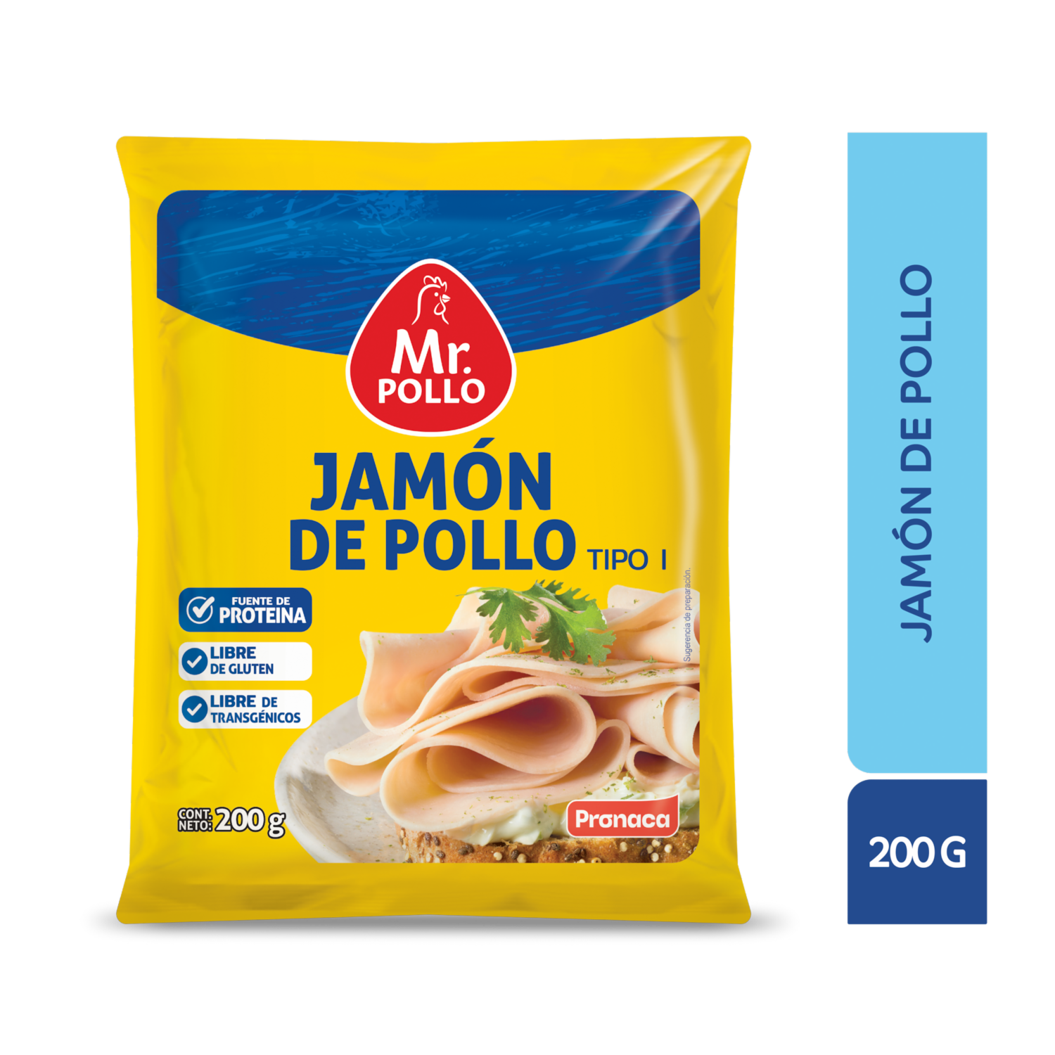 Jamón De Pollo MR. POLLO 200G
