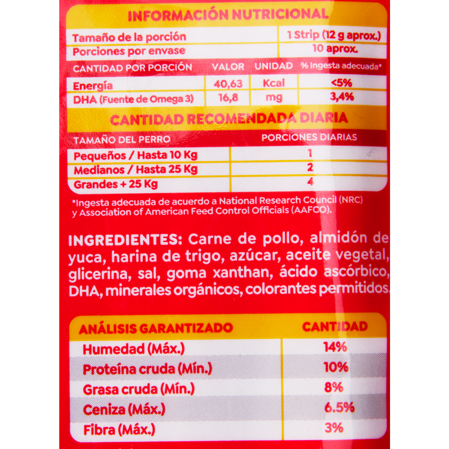 Snack Para Perros Banditas Sabor A Pollo DELI PREMIOS 100 G