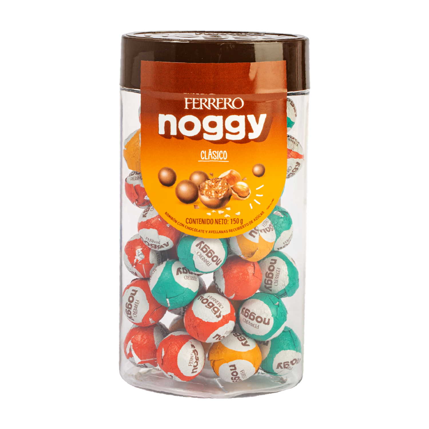 Bombones De Chocolate Con Trozos De Avellana Y Cubierta Crocante NOGGY 150 G