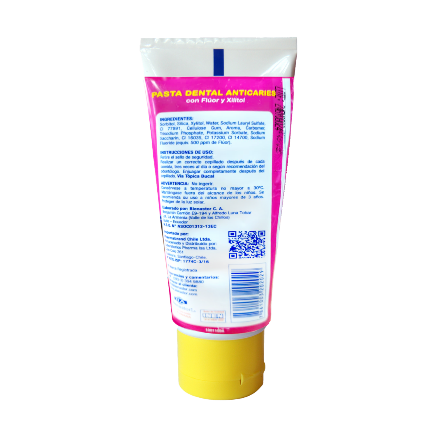 Pasta Dental Con Xilitol BLENDY 75 Ml