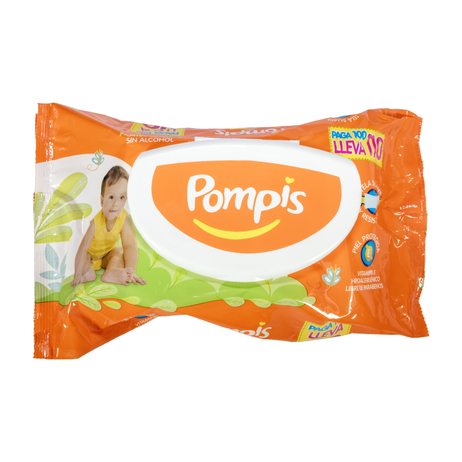 Pañitos Húmedos Flowpack POMPIS X 110 Uds