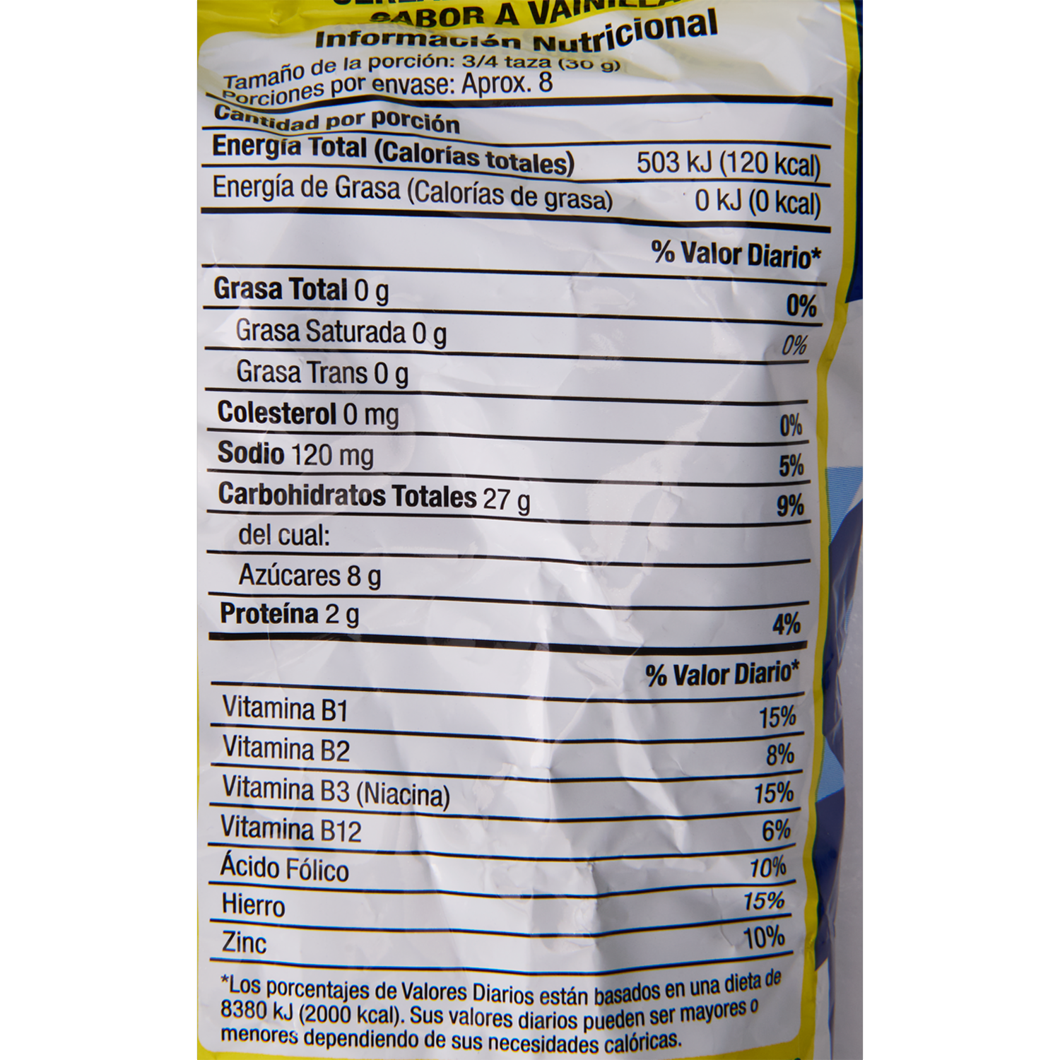 Cereal Sabor A Vainilla Sonic MC.DOUGAL 230 G