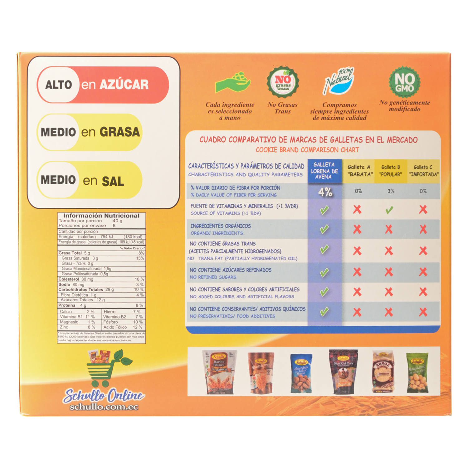 Galleta De Miel Snack LORENA 320 G