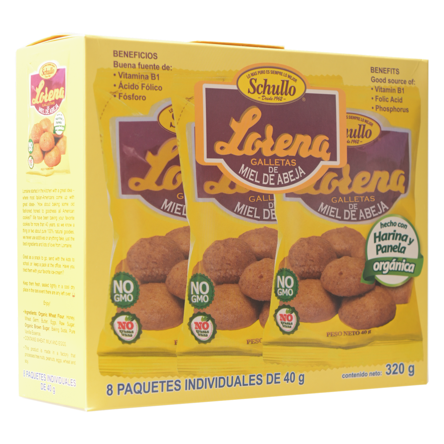 Galleta De Miel Snack LORENA 320 G