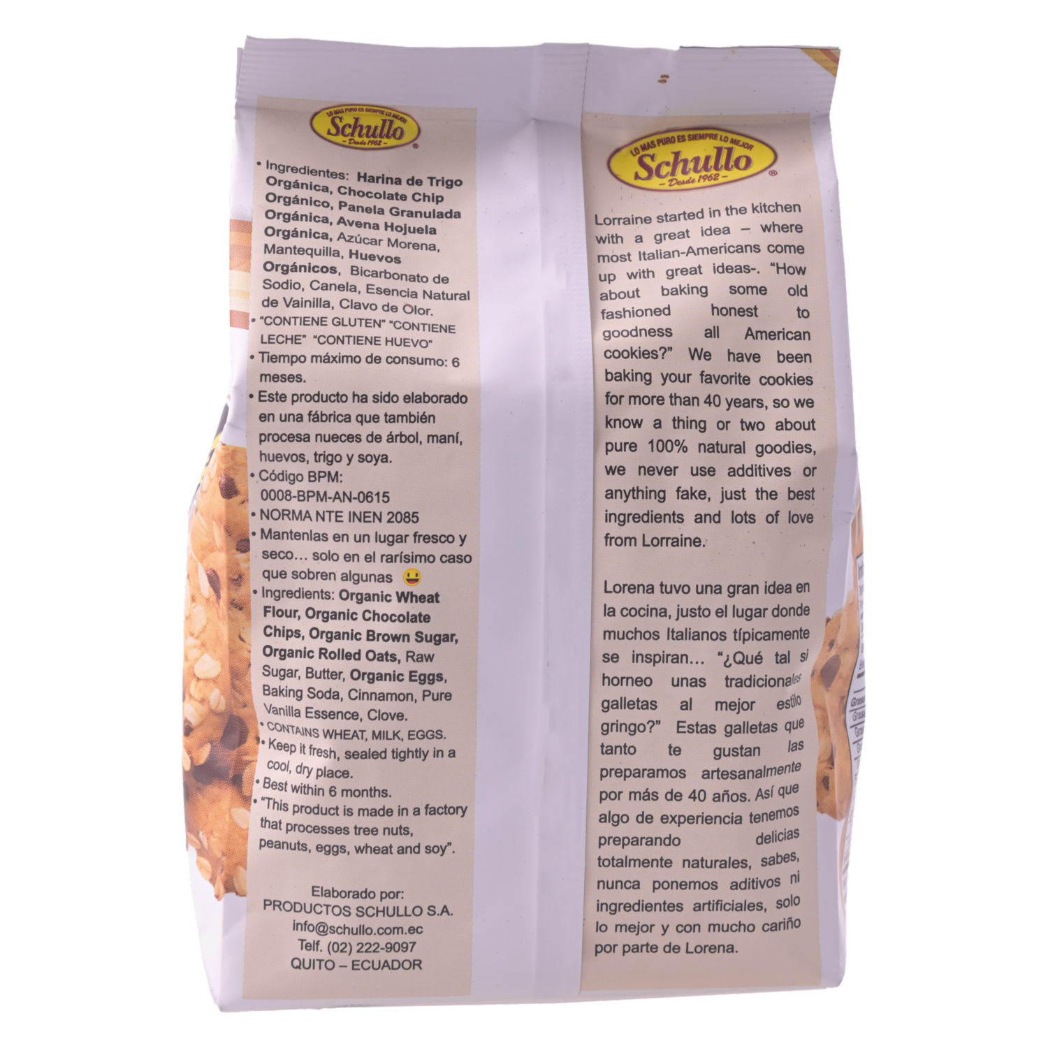 Galleta Avena Y Chocochip LORENA 220 G