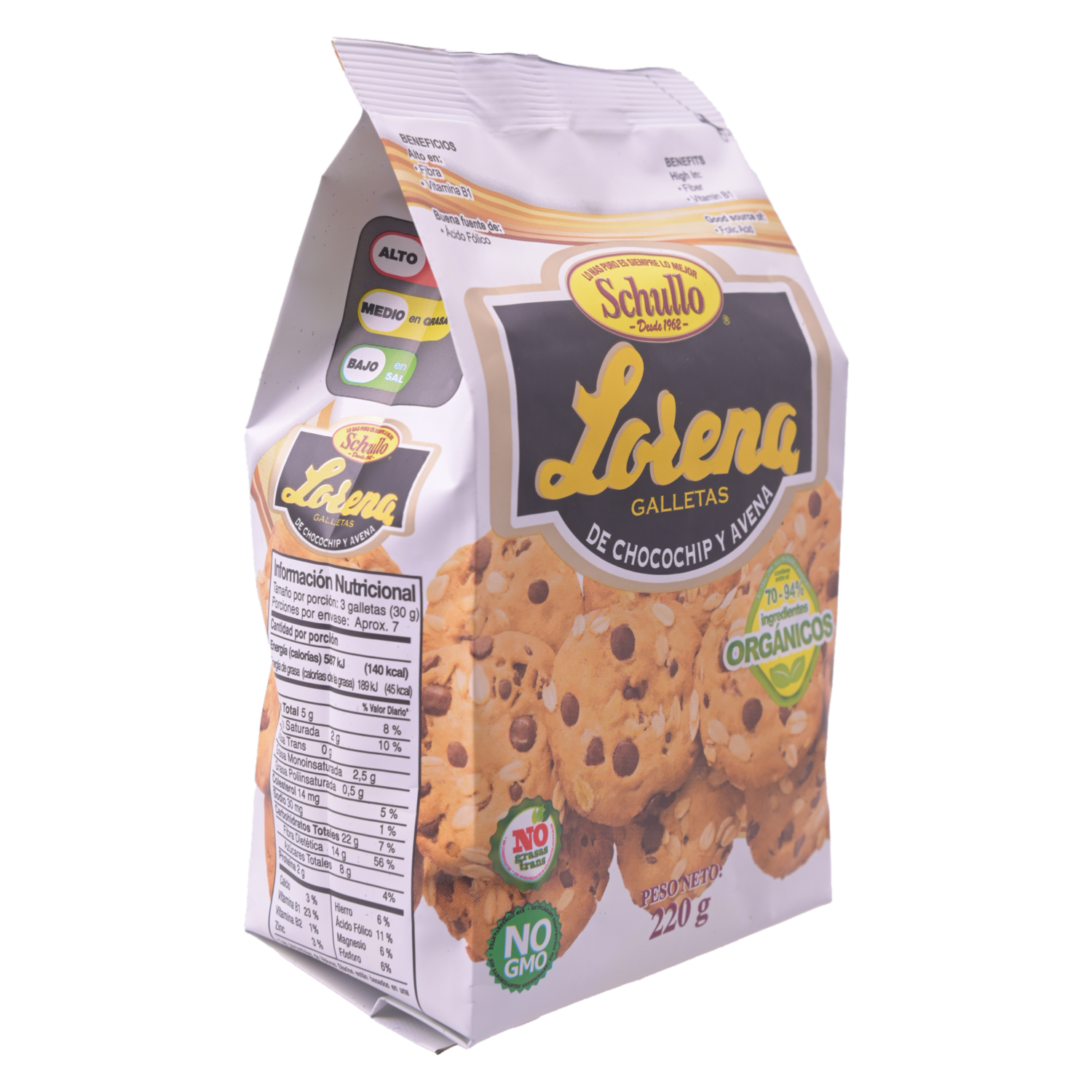 Galleta Avena Y Chocochip LORENA 220 G