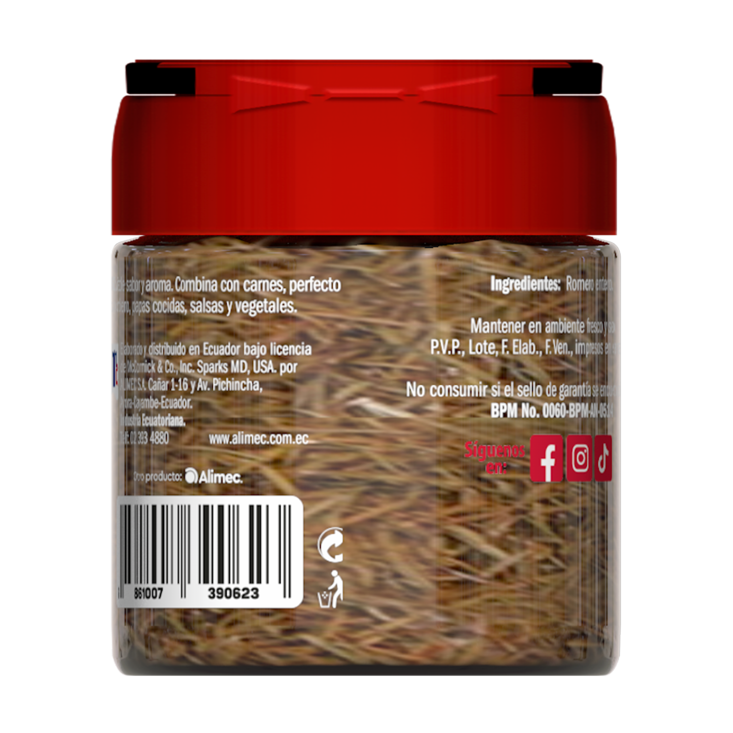 Romero Entero MCCORMICK 15 G
