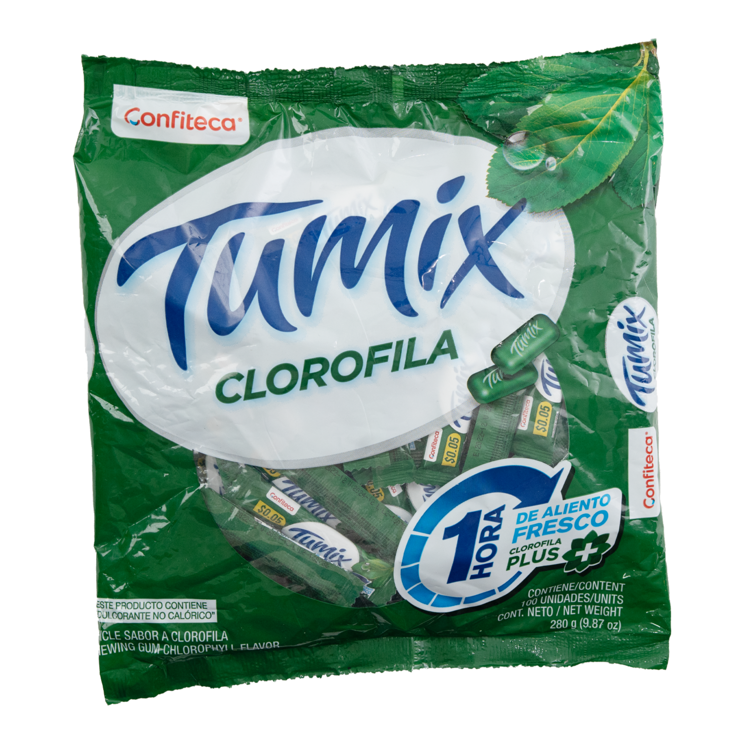 Chicle Con Clorofila TUMIX 280 G