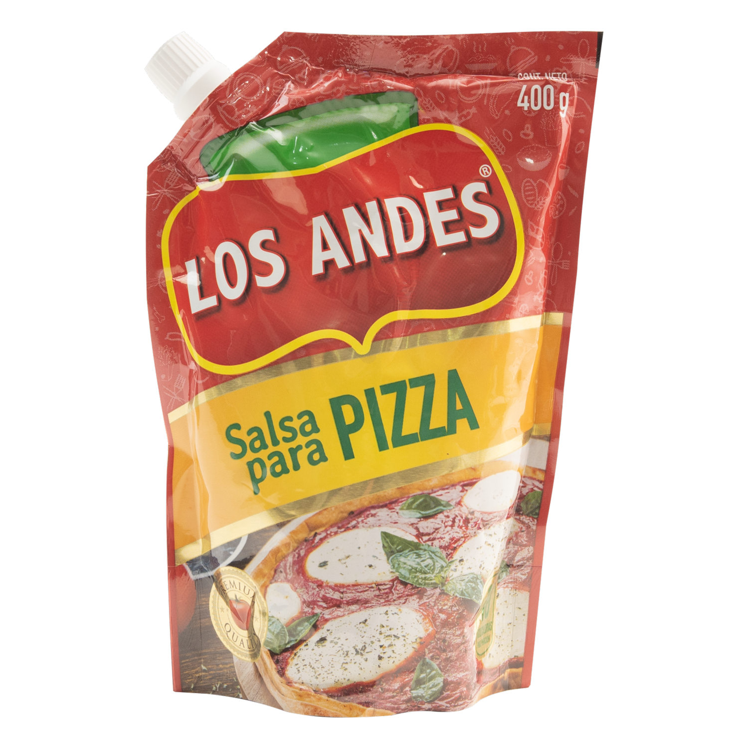 Salsa Para Pizza Sin Gluten LOS ANDES 400 G
