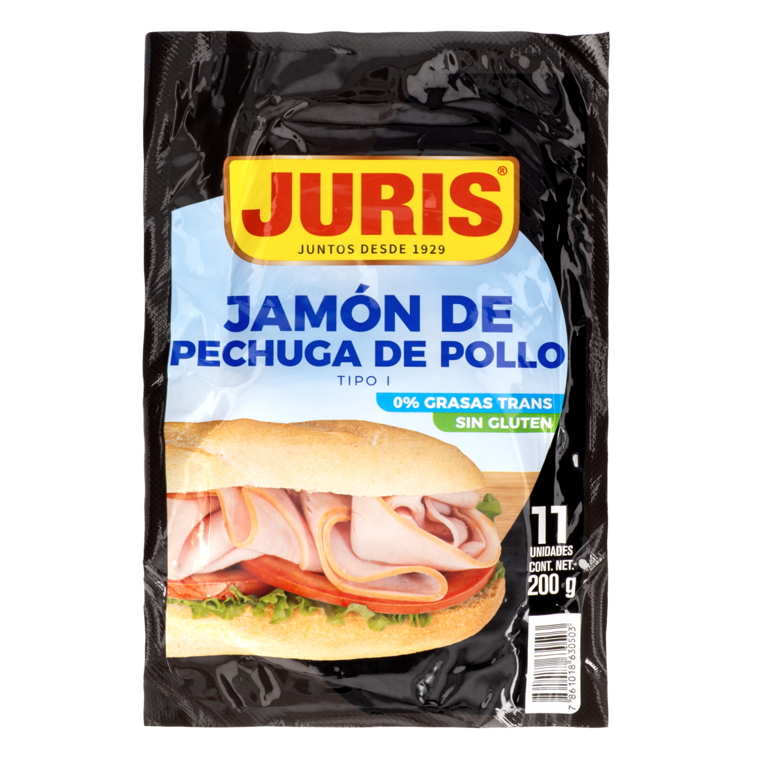 Jamón Premium De Pollo JURIS 200 G