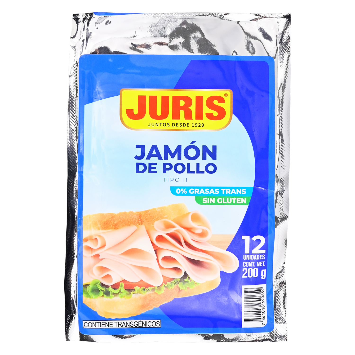 Jamón Tipo Ii De Pollo JURIS 200 G